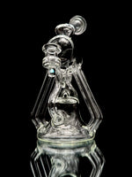Tainted Glass Quad Drain Recycler