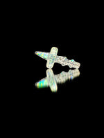 Bhoro Glass 10mm Opal Spike Joystick