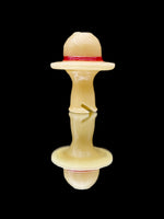 Saiyan Glass Luffy Hat Pivot Top