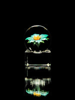 Florin Glass Flower Marble