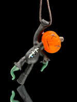 Muller Glass UV Pumpkin Head Hanger Pendant