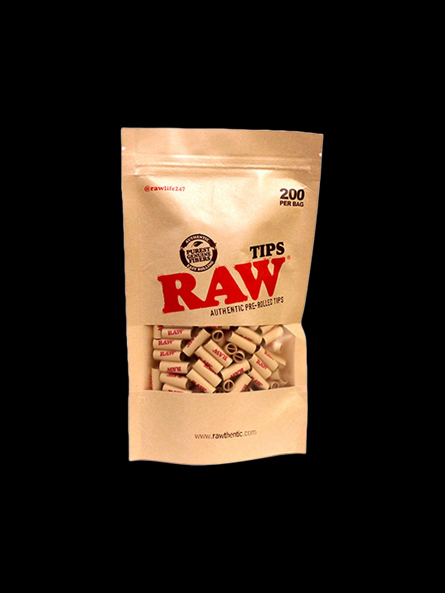 Raw Pre-Rolled Tips 200 Count