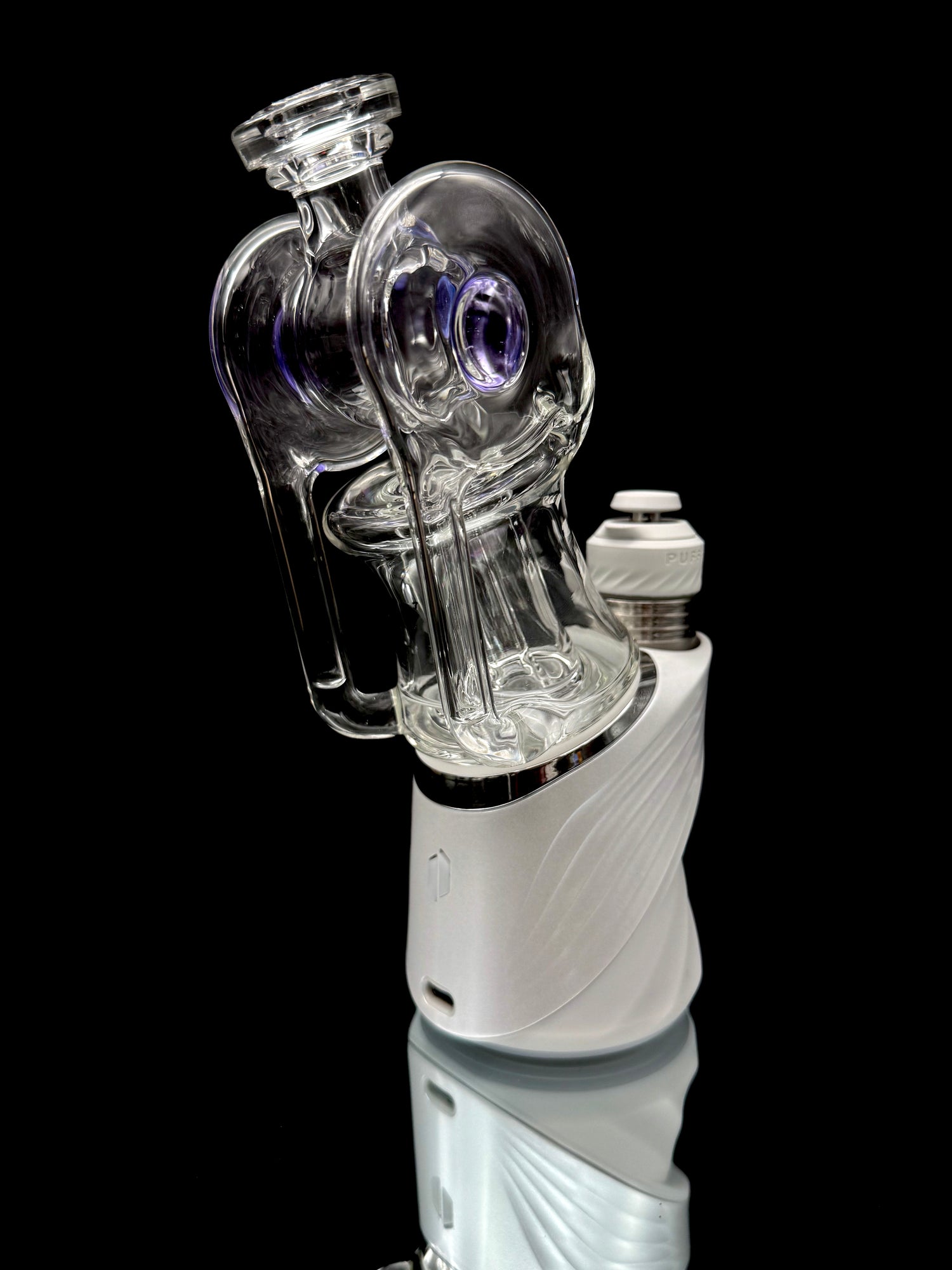 Ery Glass Double Disk Recycler Peak Top