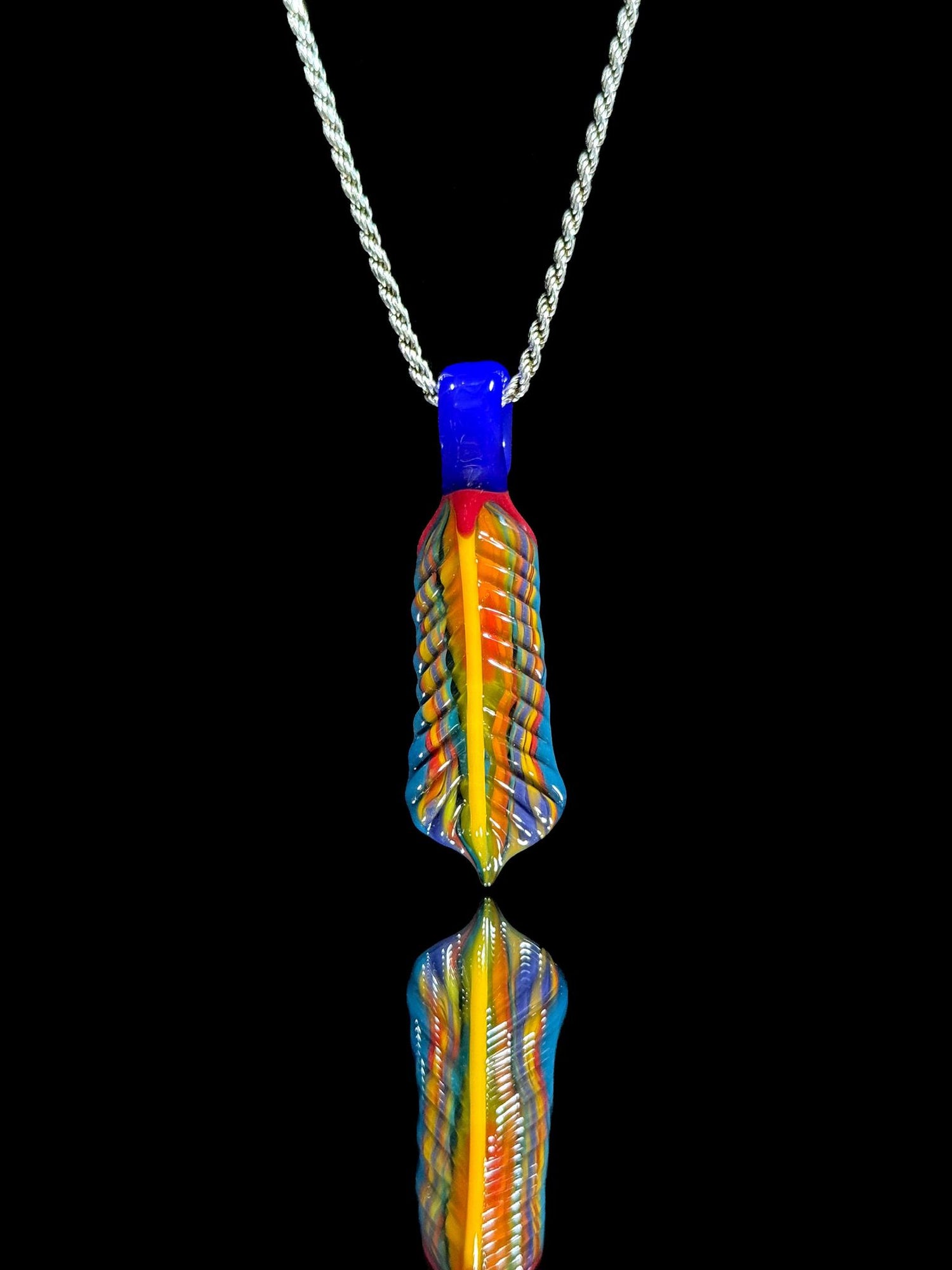 Trip A Glass Coogi Feather Pendant