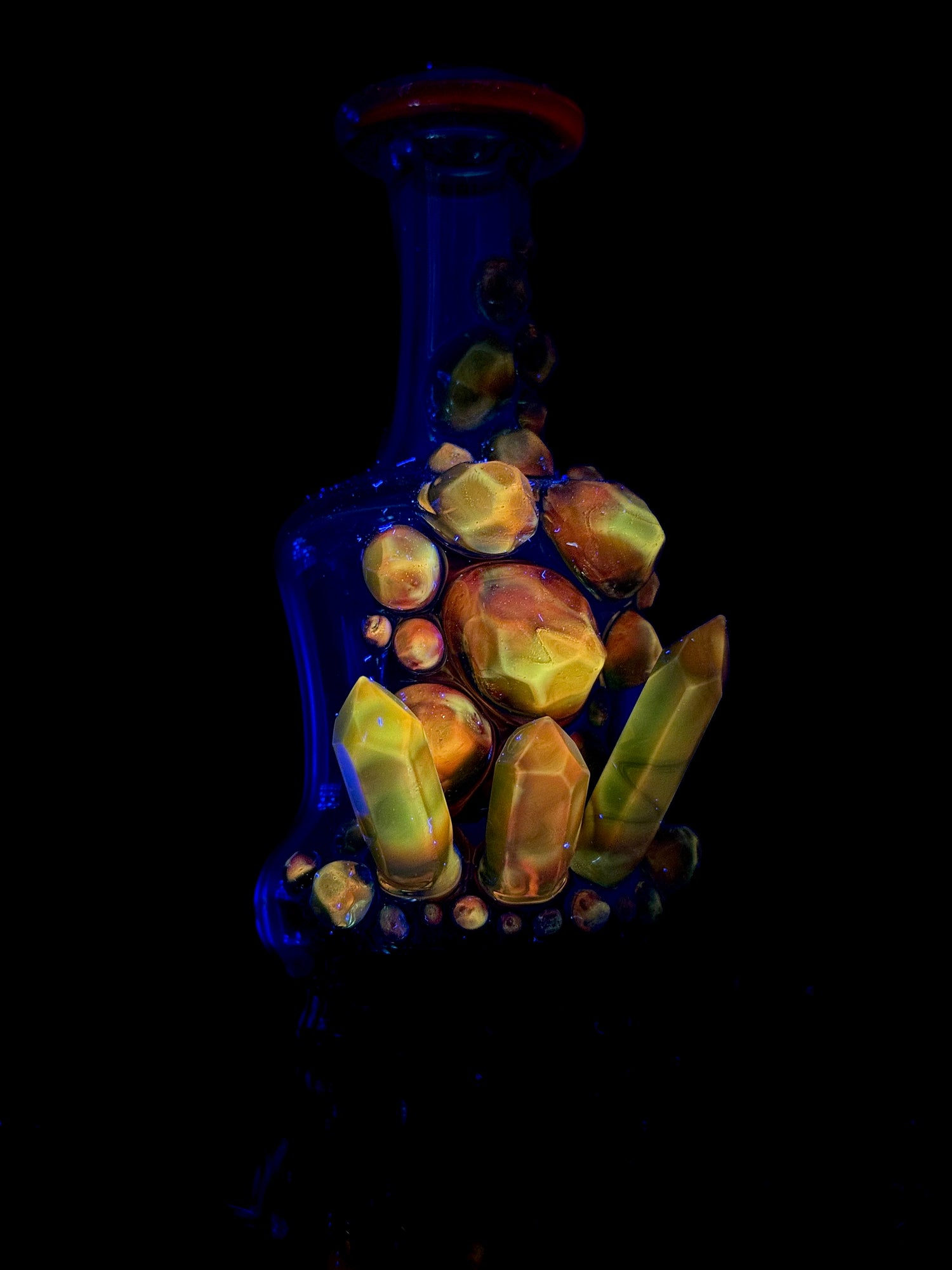 Northern Waters Glass Crystal Cluster Peak Top