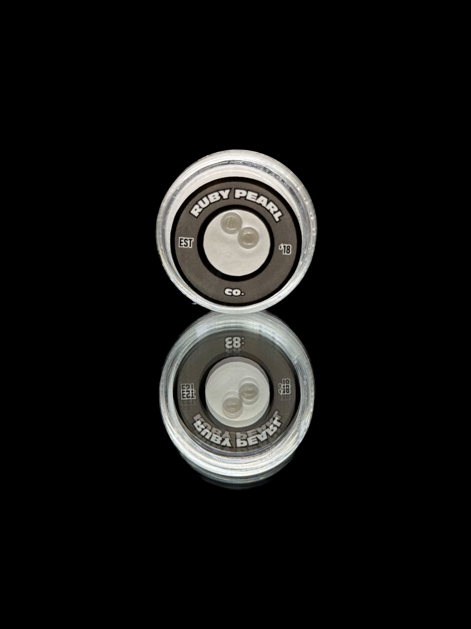 Ruby Pearl Co 4mm Clear Sapphire 2pk