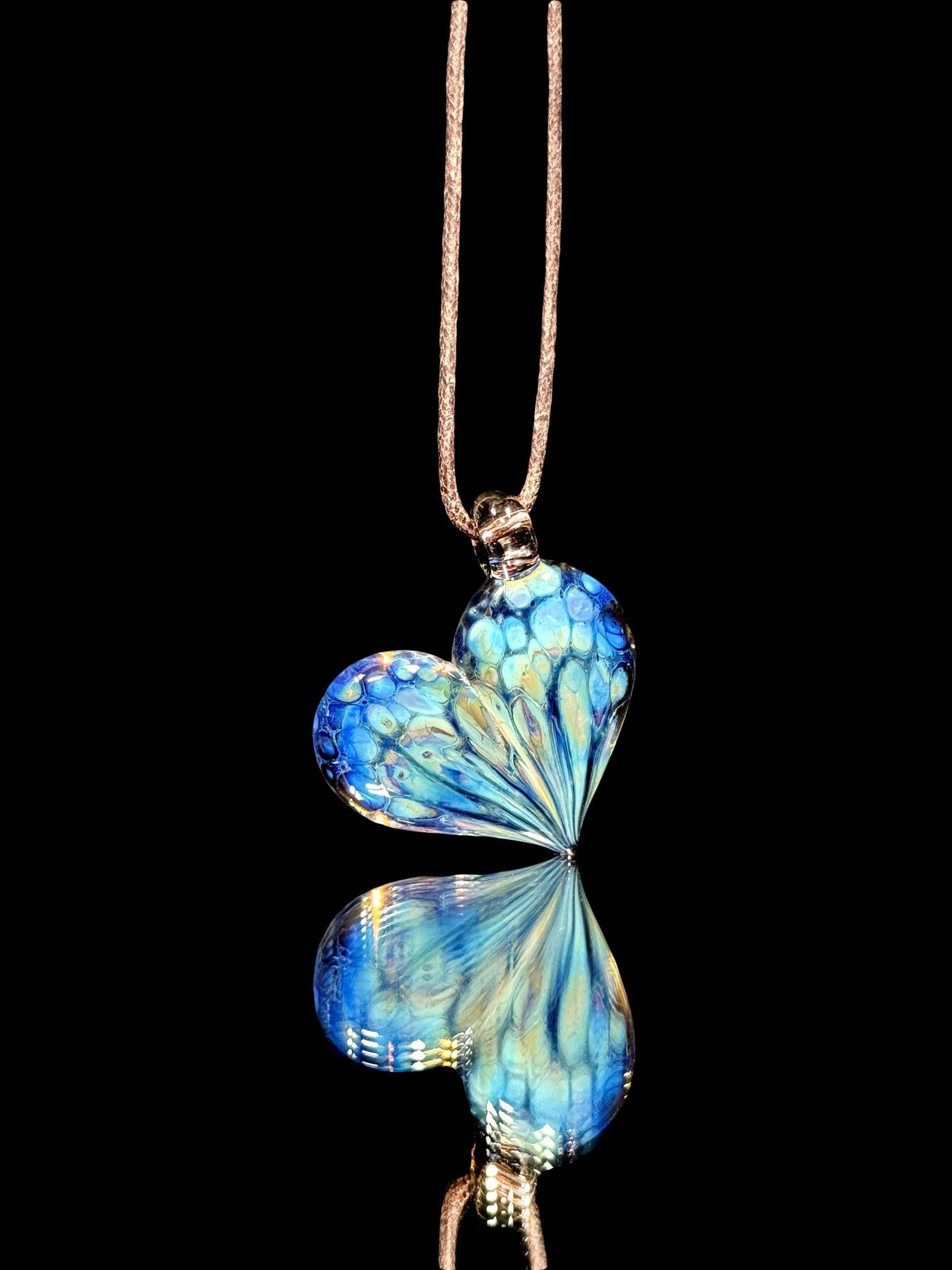 Florin Glass Heart Pendant