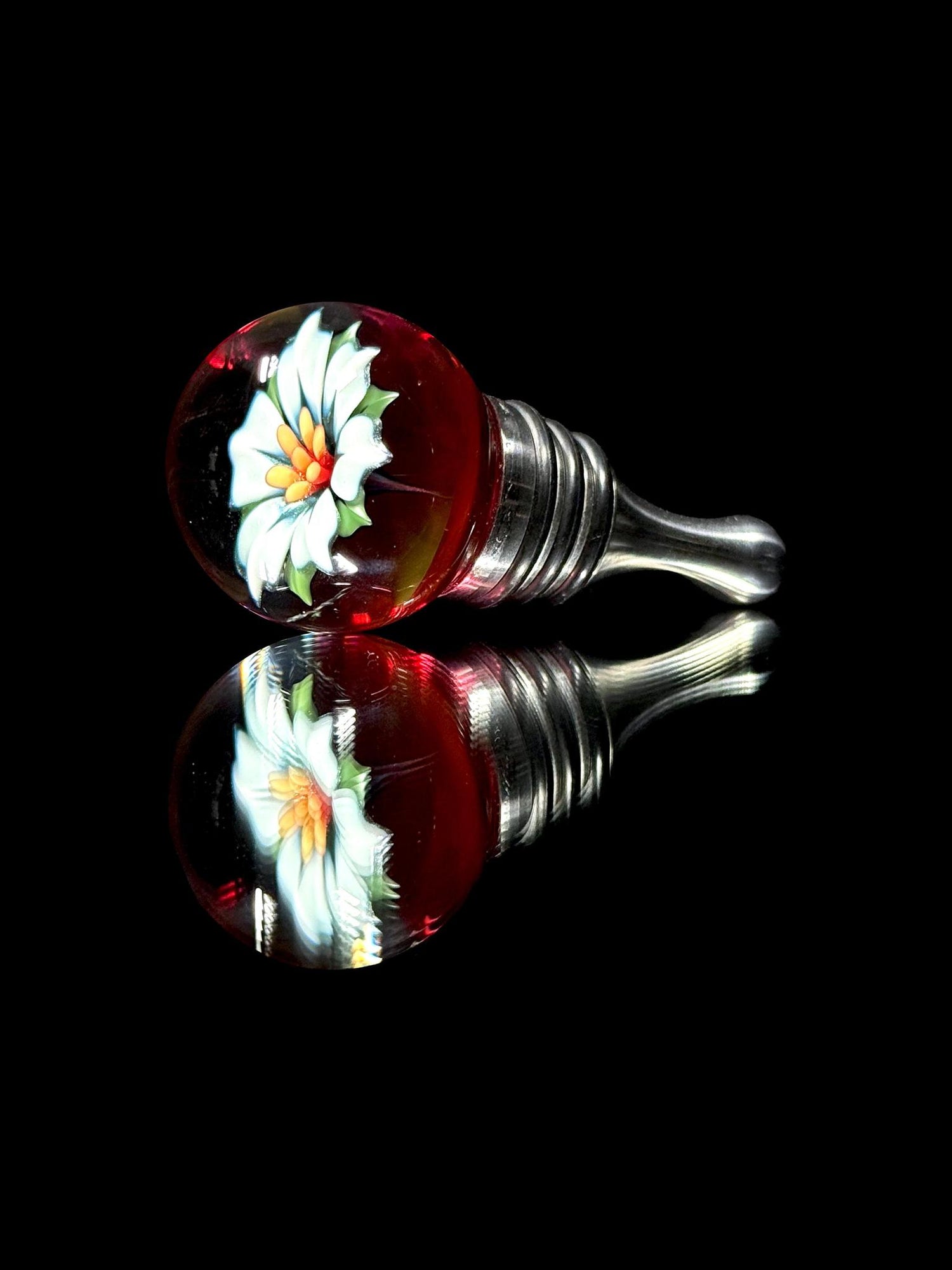 Florin Glass Wine Stopper