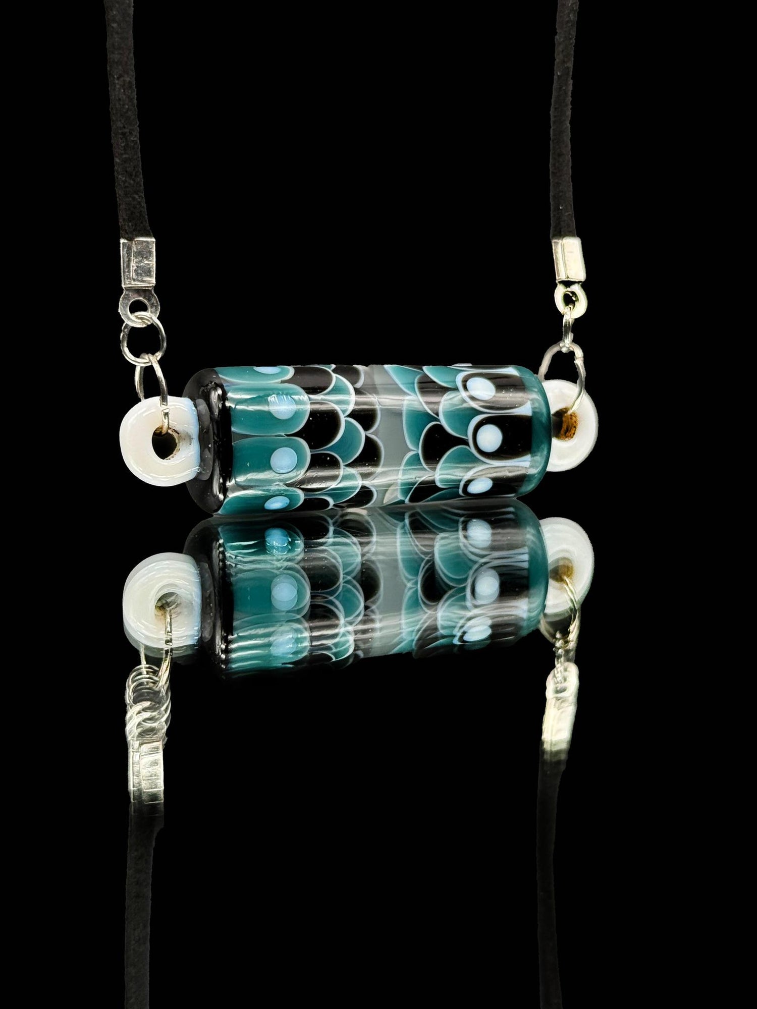 JuJu Glass Barrel Pendant