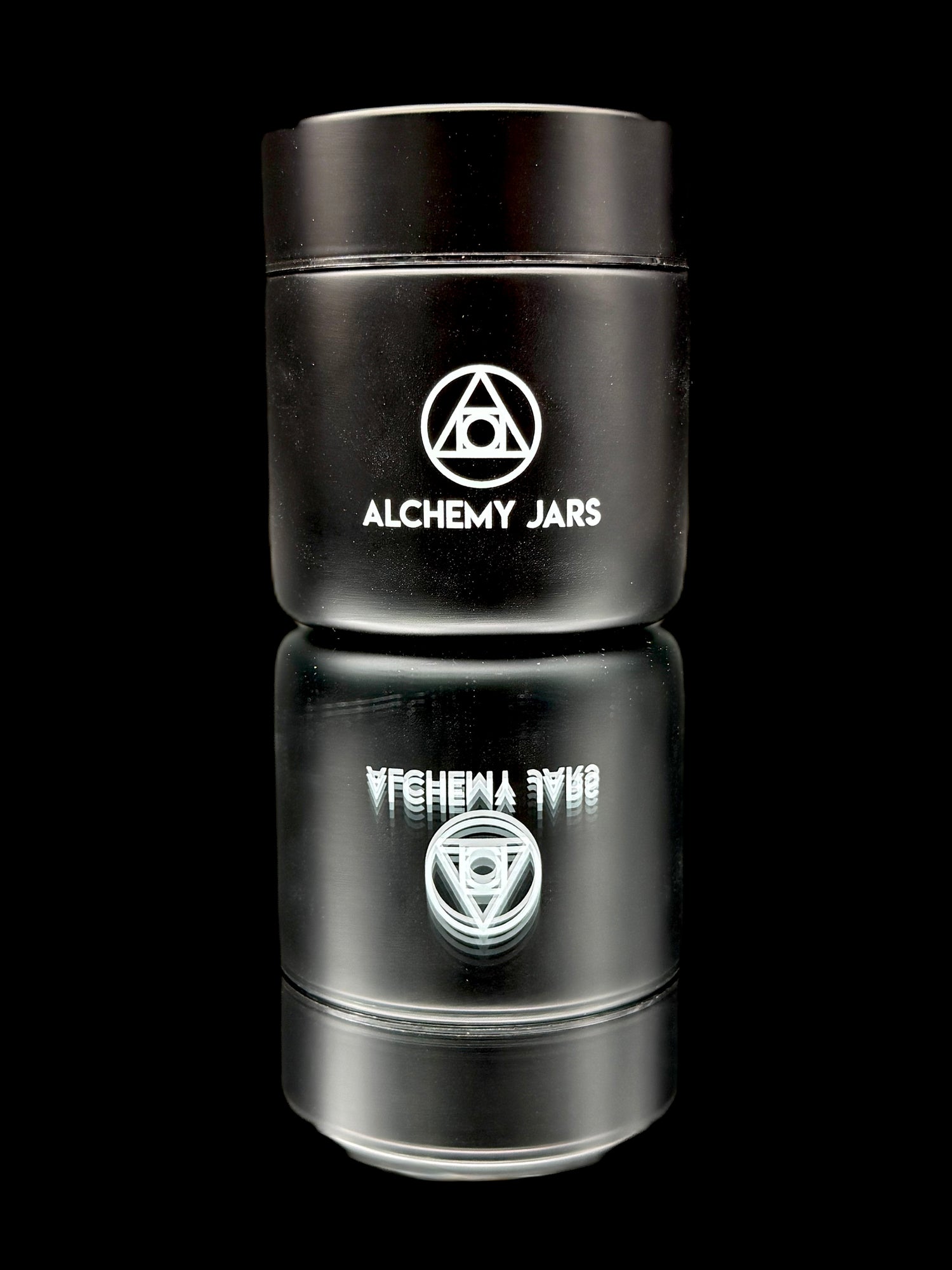 Glass Alchemy Jar Black 50ml
