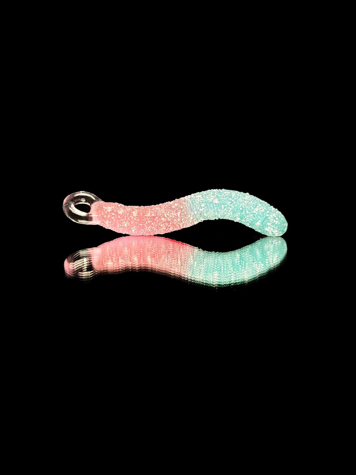 Emperial Glass Gummy Worm Pendant