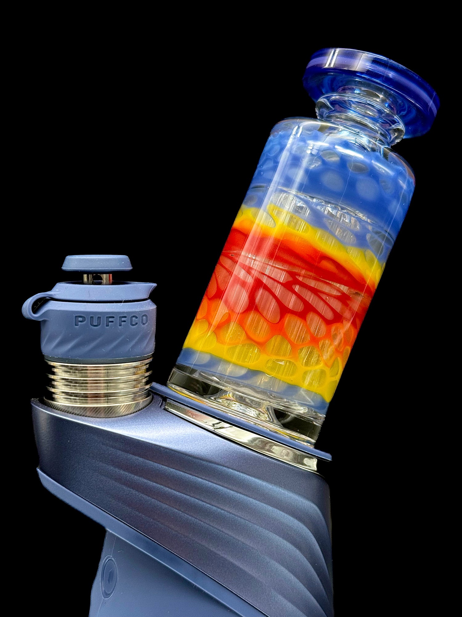 Doug W Glass Rainbow Honeycomb Water Peak Top