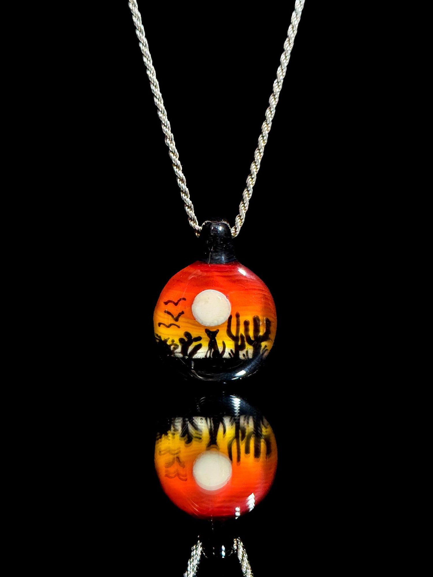 Chillery Bogart Desert Scene Pendant