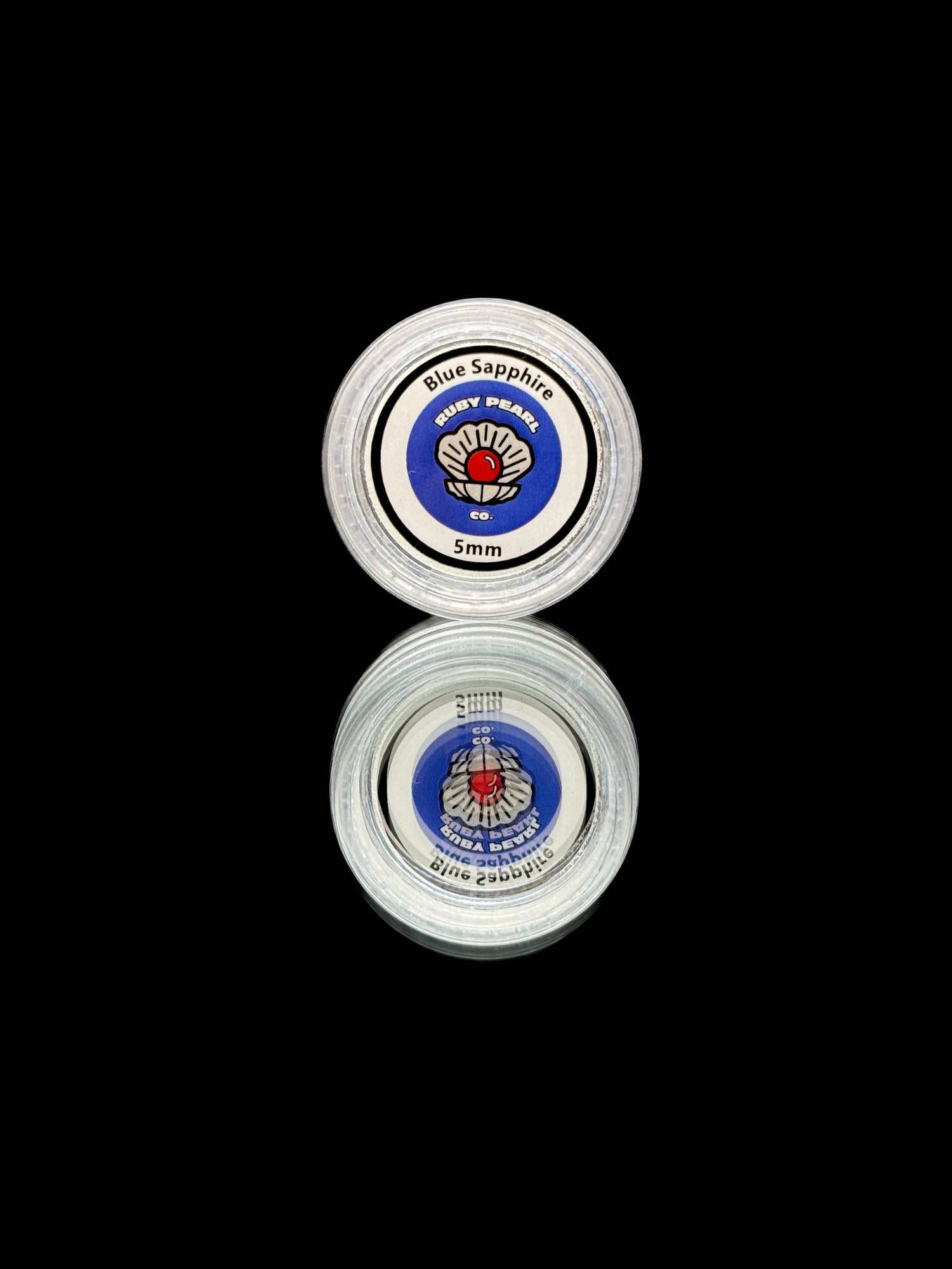 Ruby Pearl Co 5mm Blue Sapphire 2pk