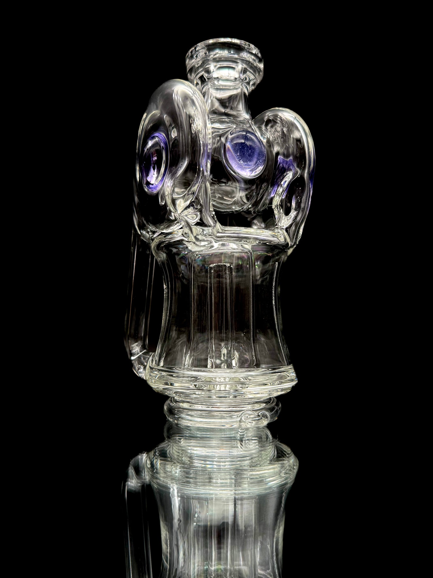 Ery Glass Double Disk Recycler Peak Top