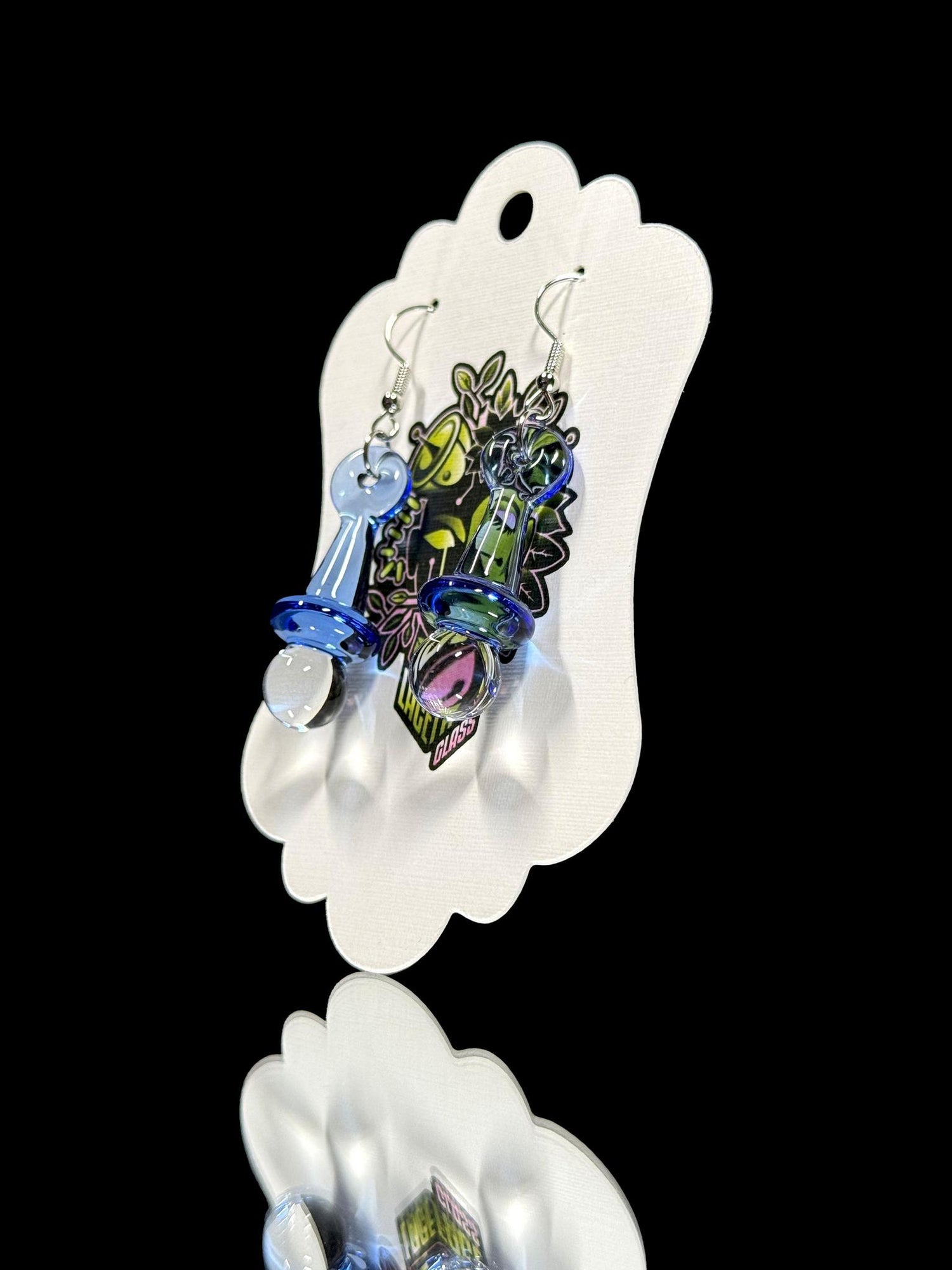 LaceFace Glass Uv Earrings