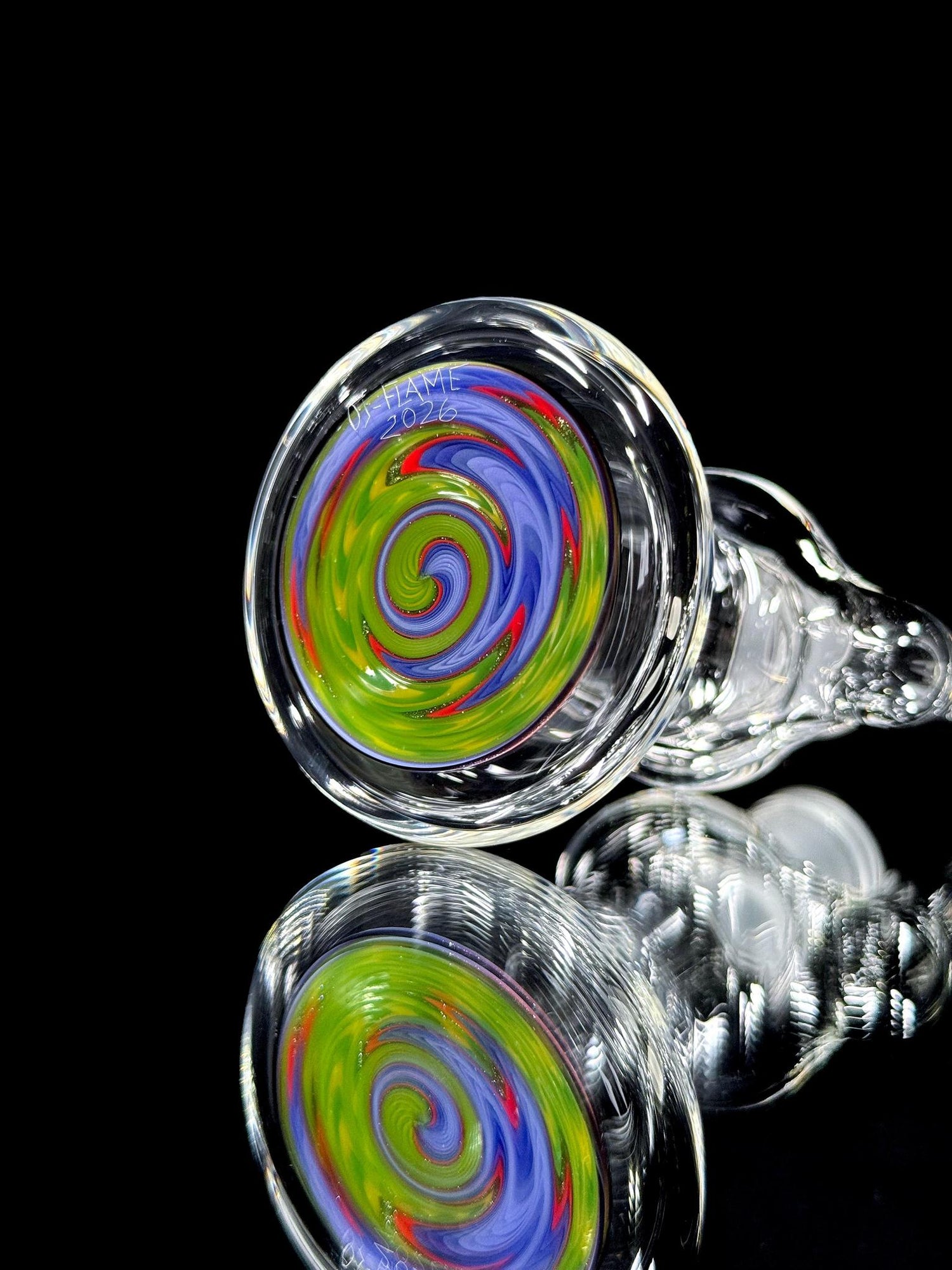 Oj Flame 14mm Wig Wag Dry Catcher