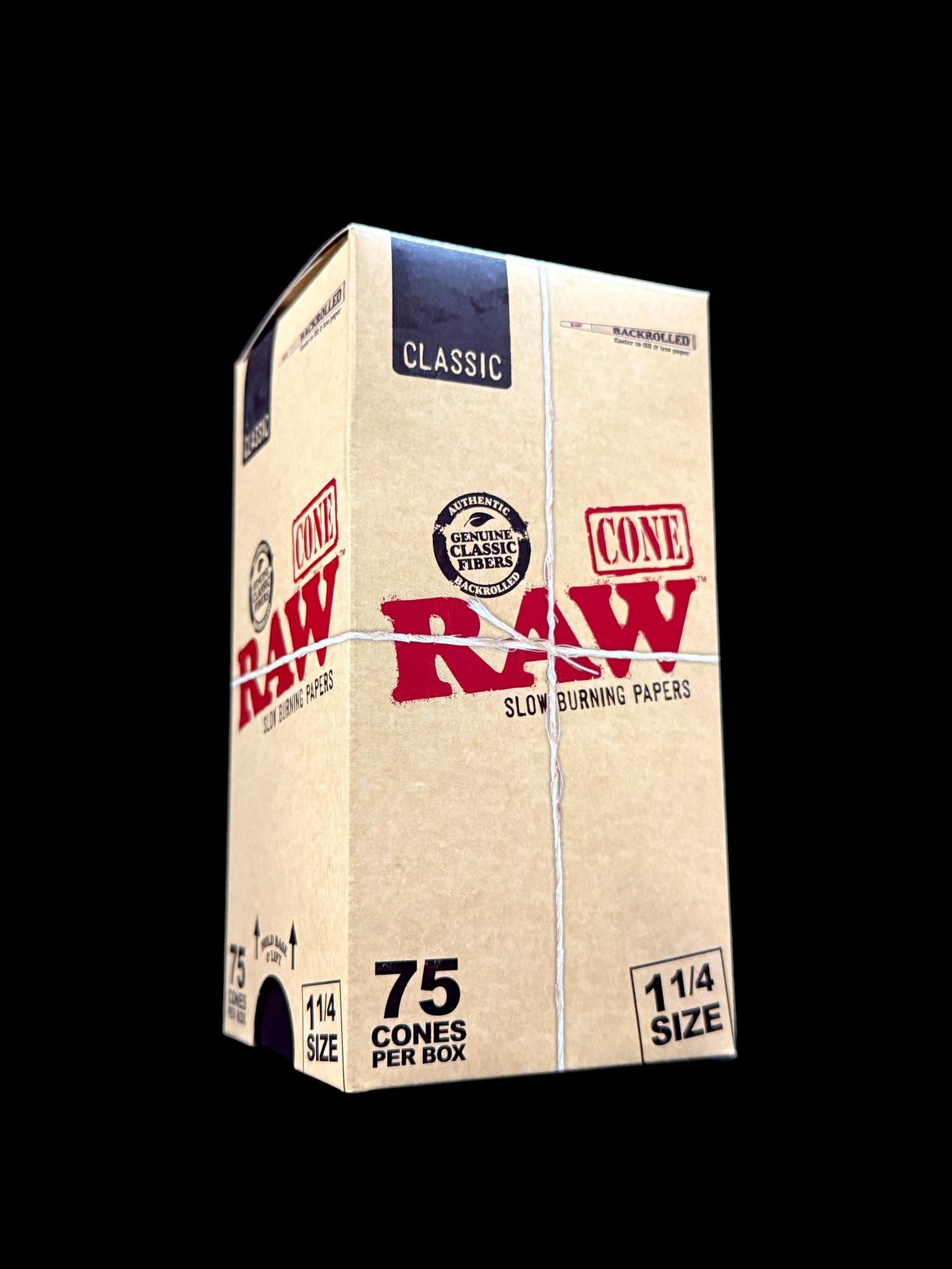 Raw Cone 1.25 Classic 75pk