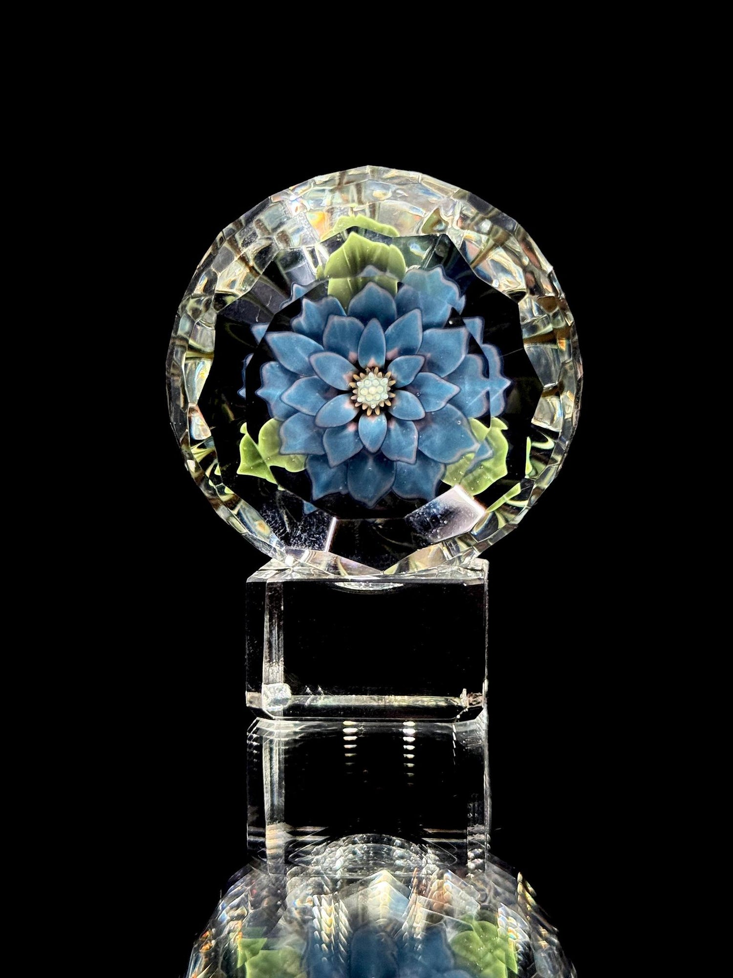 Florin Glass x Vettori Glass Faceted Flower Marble