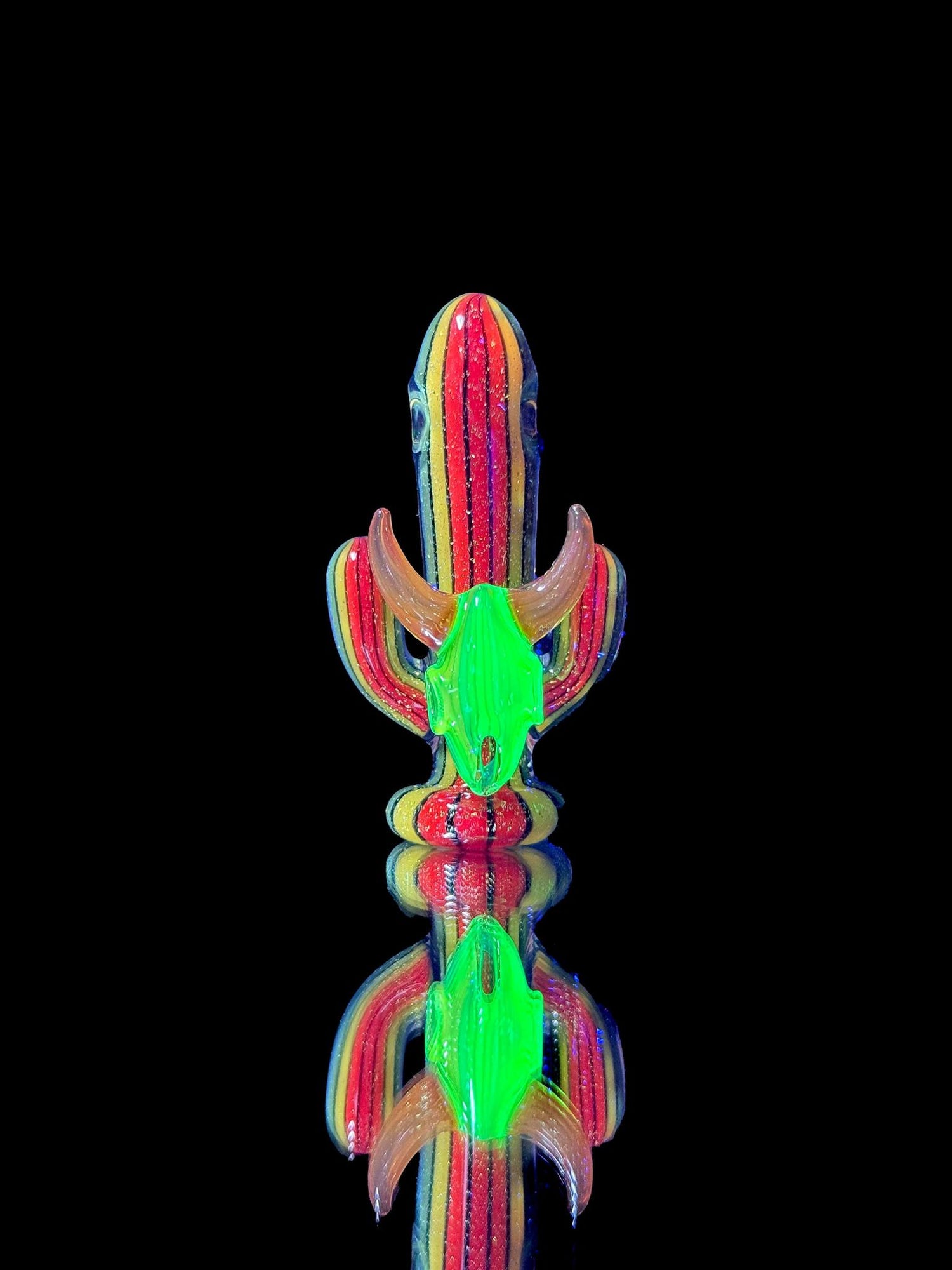 Darby Rainbow Saguaro Skull Pendant