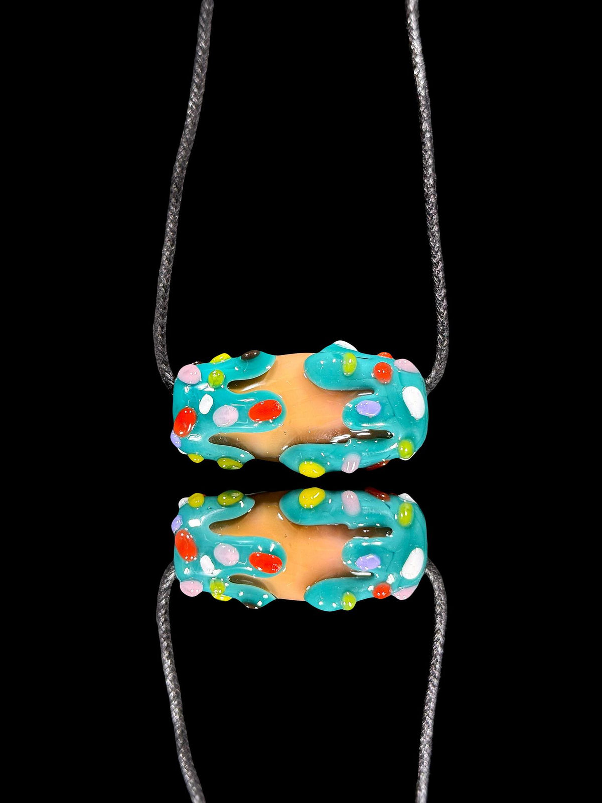 KGB Double Frosted Donut Bead
