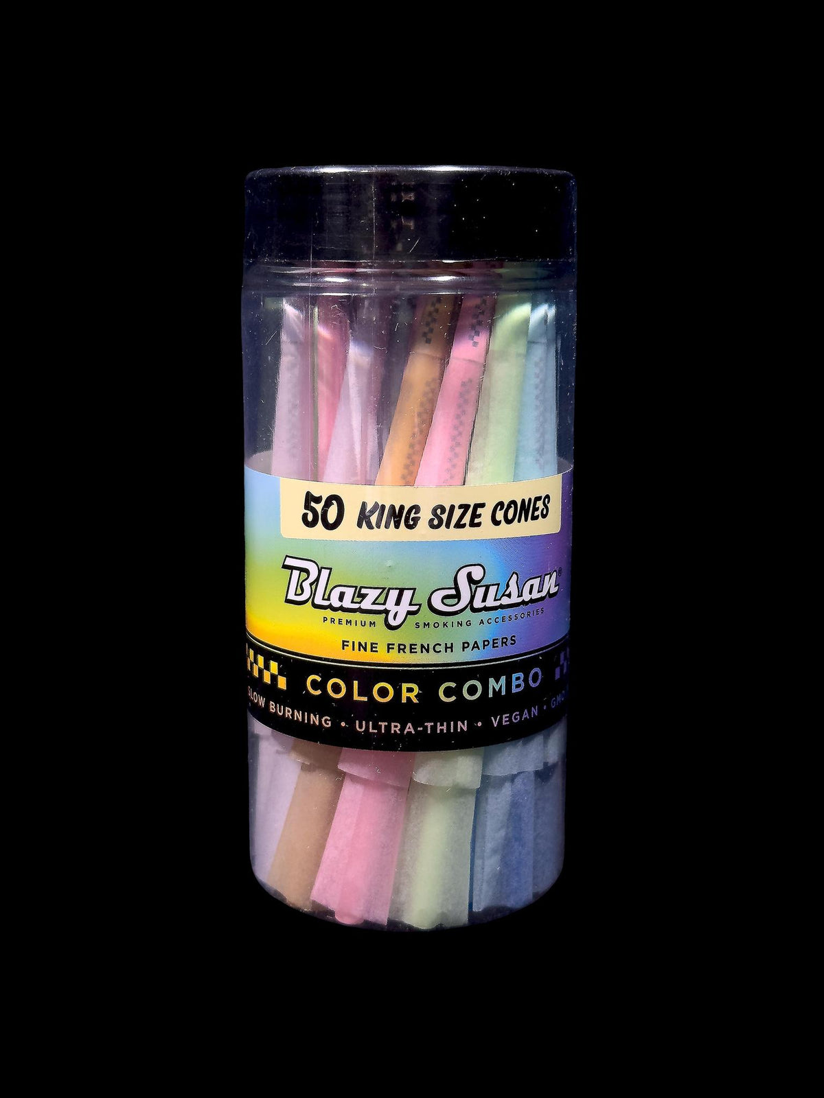 Blazy Susan Cones King Size Color Combo 50pk
