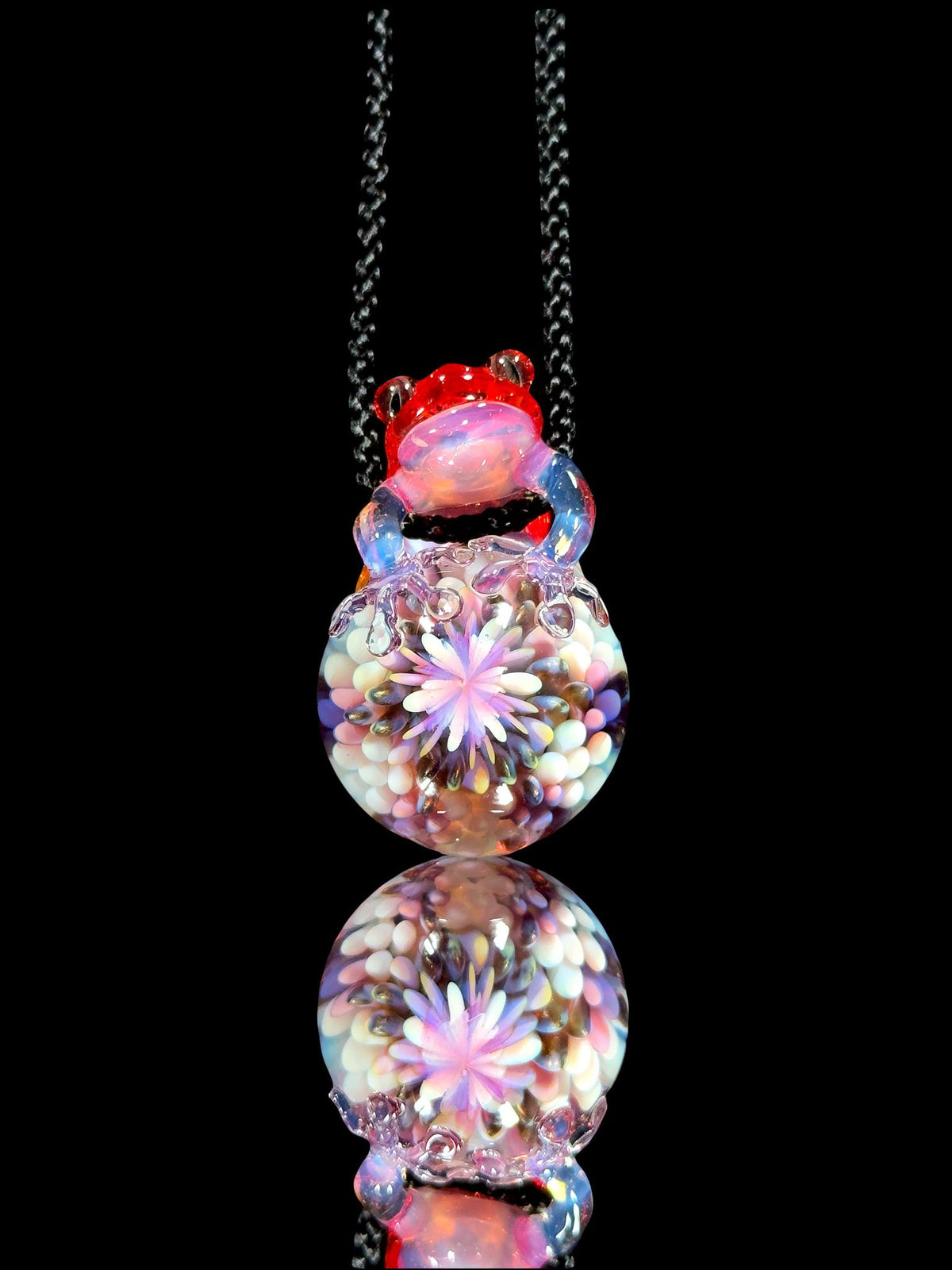 Kengtaro Glass Uv Frog Pendant