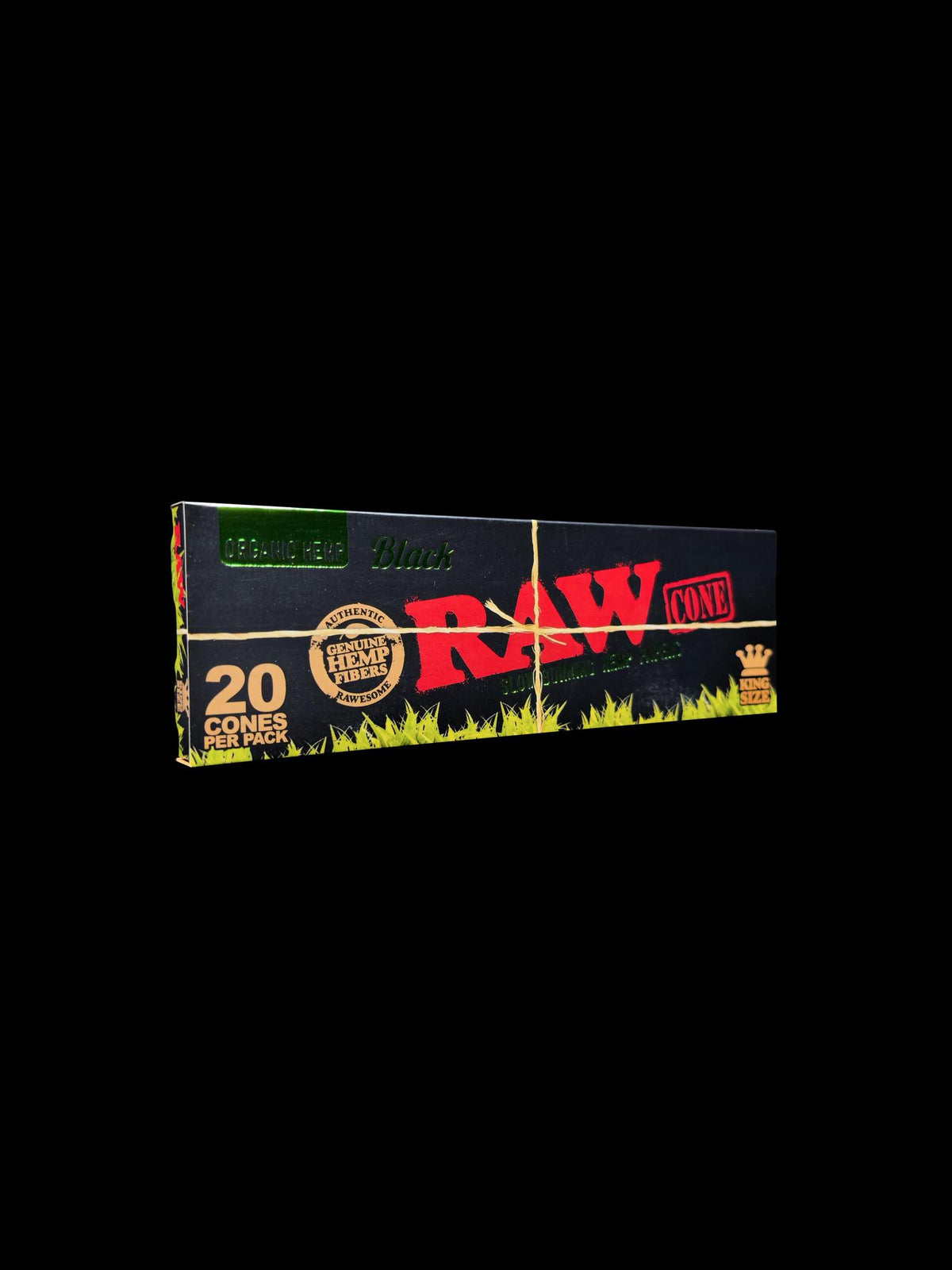 Raw Cone Organic Black King Size 20pk