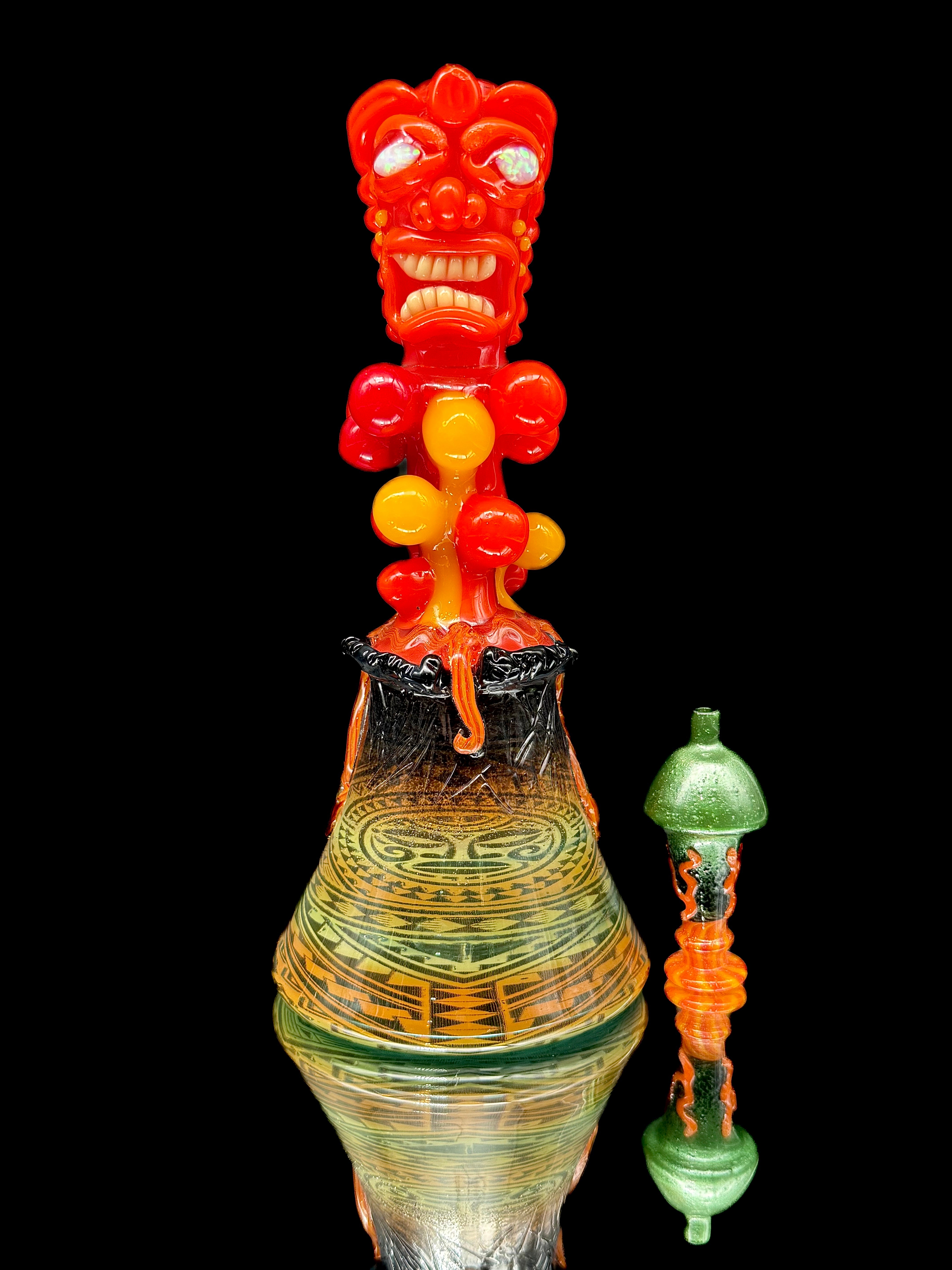 Og Tubes Volcano Tiki Rig – Connoisseur Smoke Shop