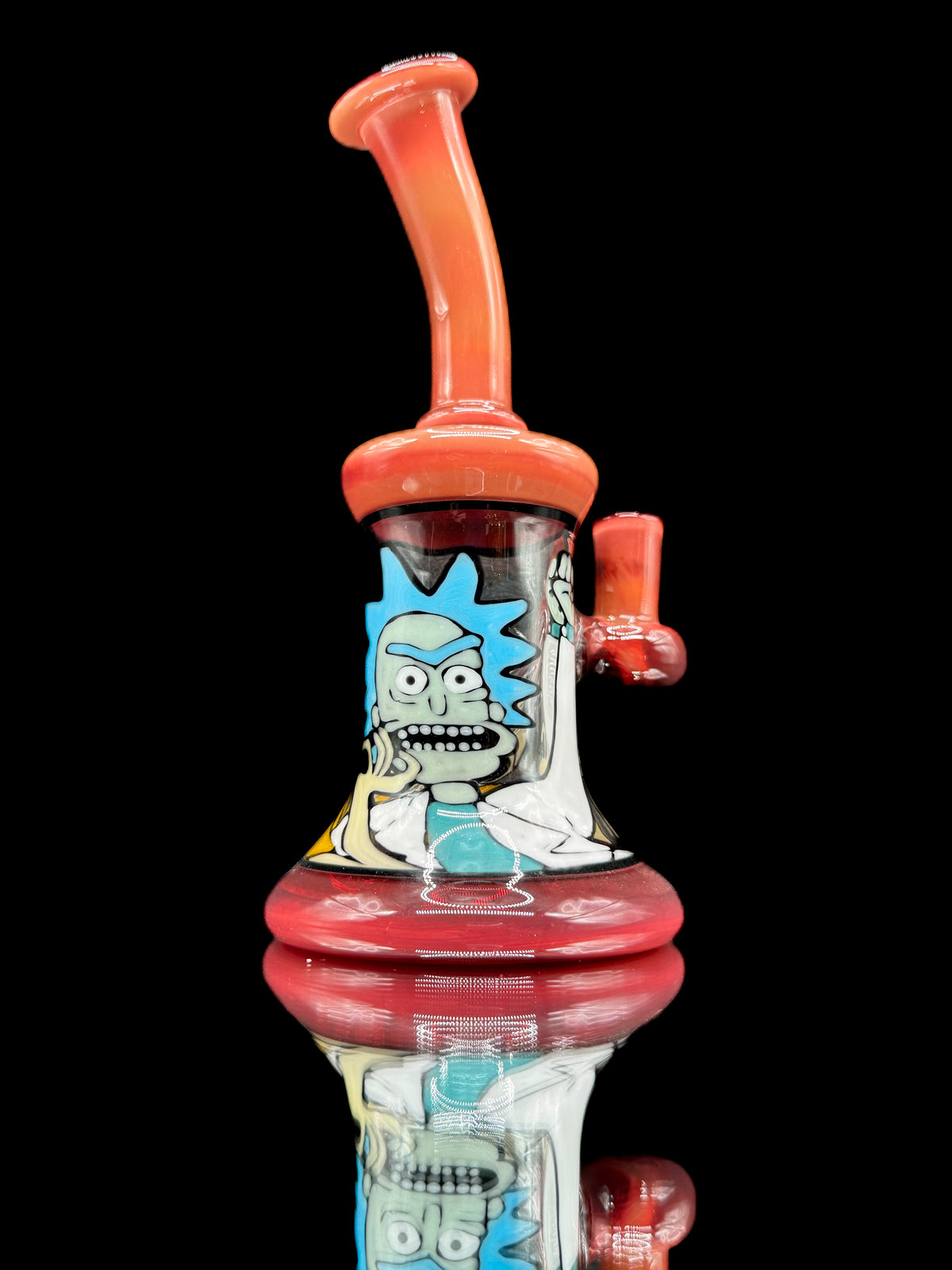 Rick's Rig Windstar Glass Rick n Morty Rig – Connoisseur Smoke Shop