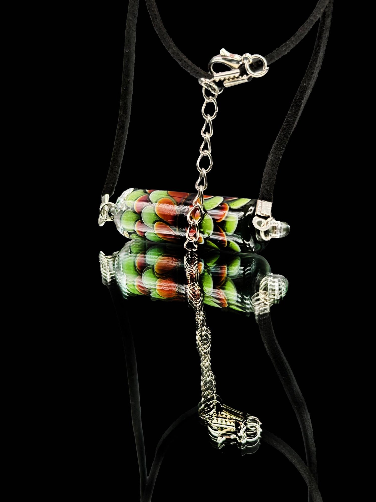 JuJu Glass Barrel Pendant