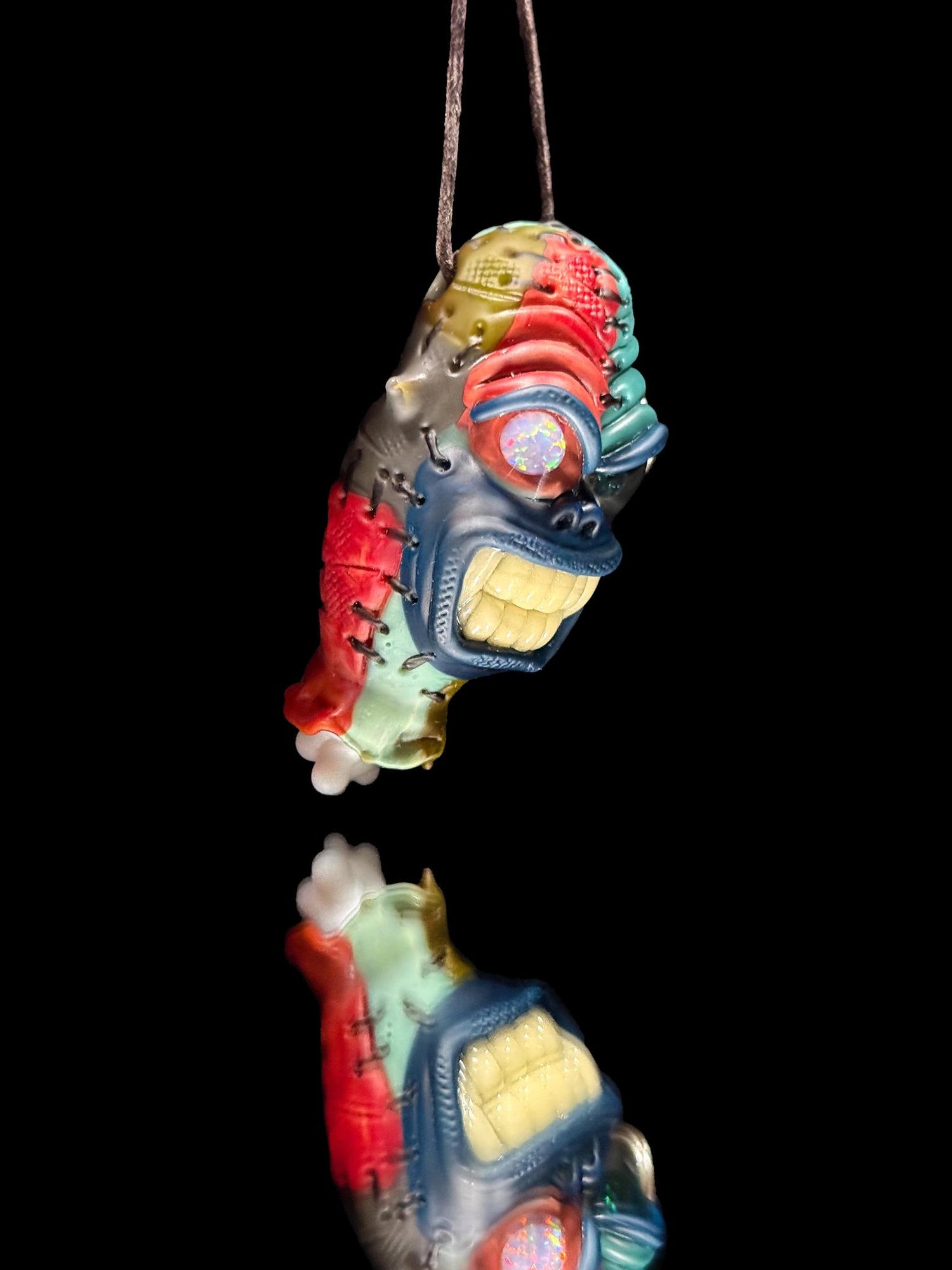Muller x Firefly Quilted Grinning Gorilla Pendant