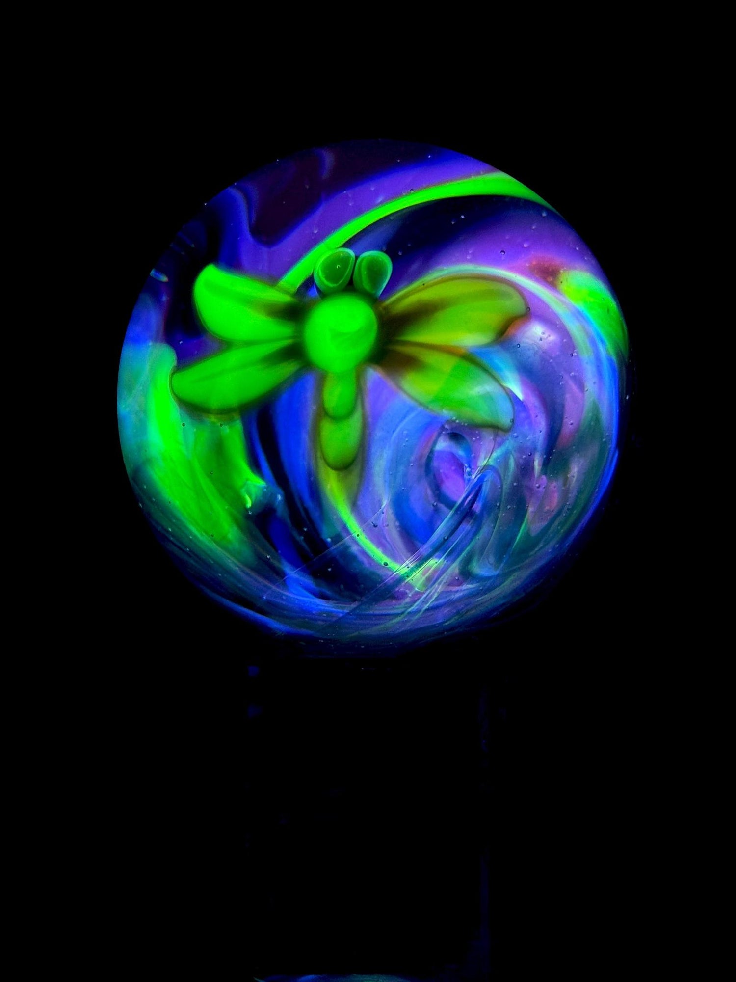 Florin Glass Lg Uv Vortex Marble