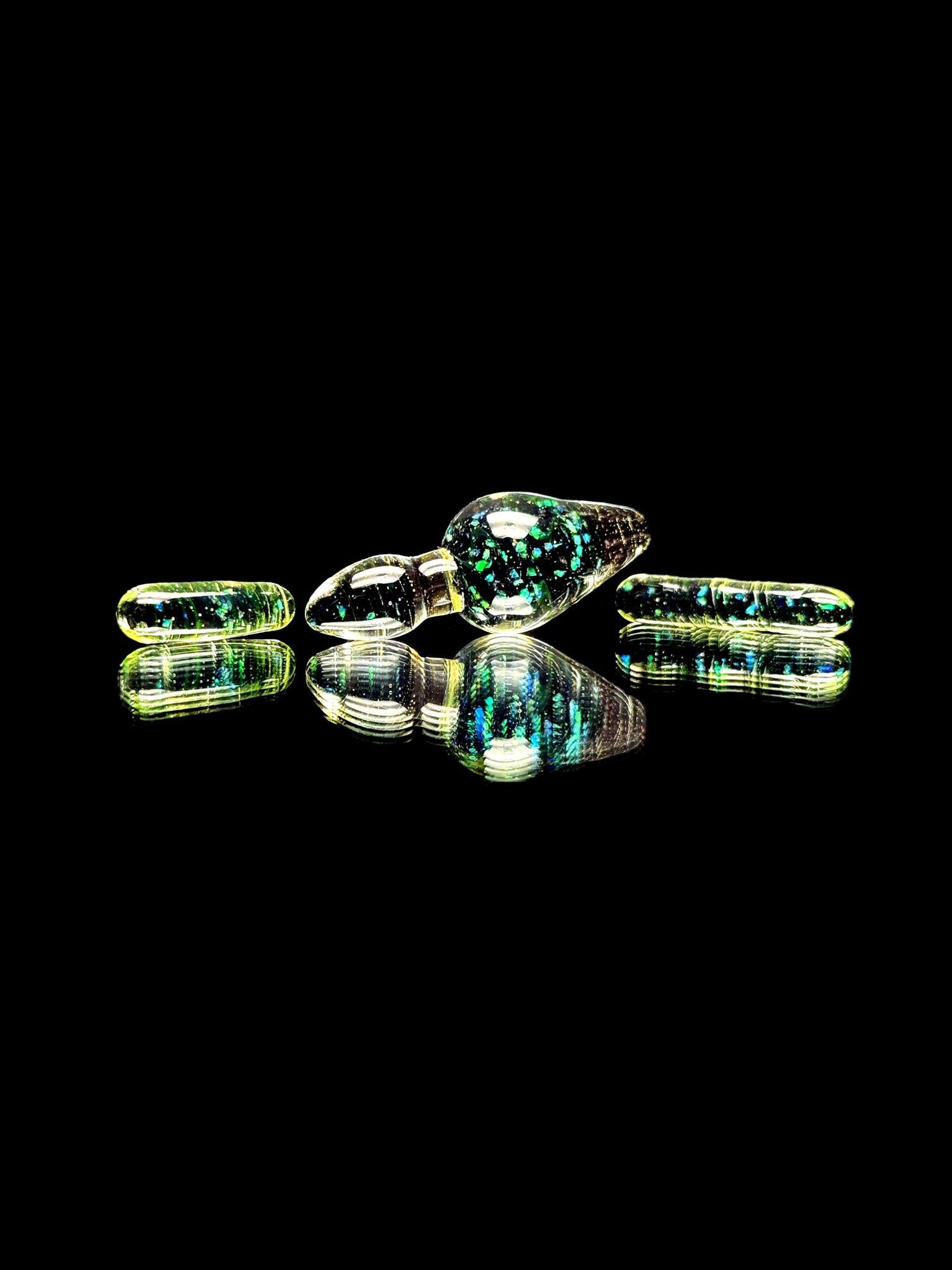 Indo Glass Cropal Black Magic Terp Top Set