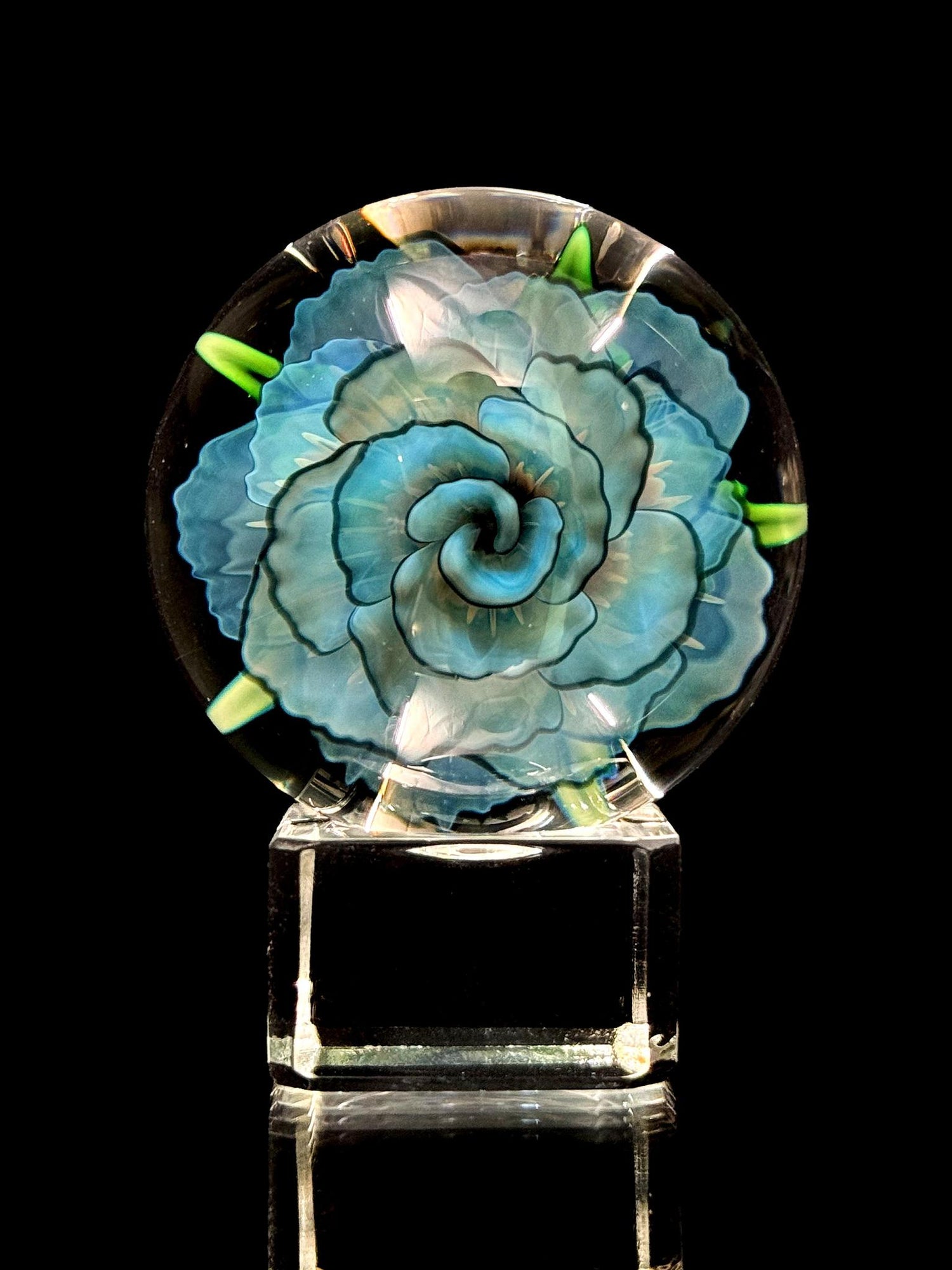 Kobuki Glass Lg Flower Marble