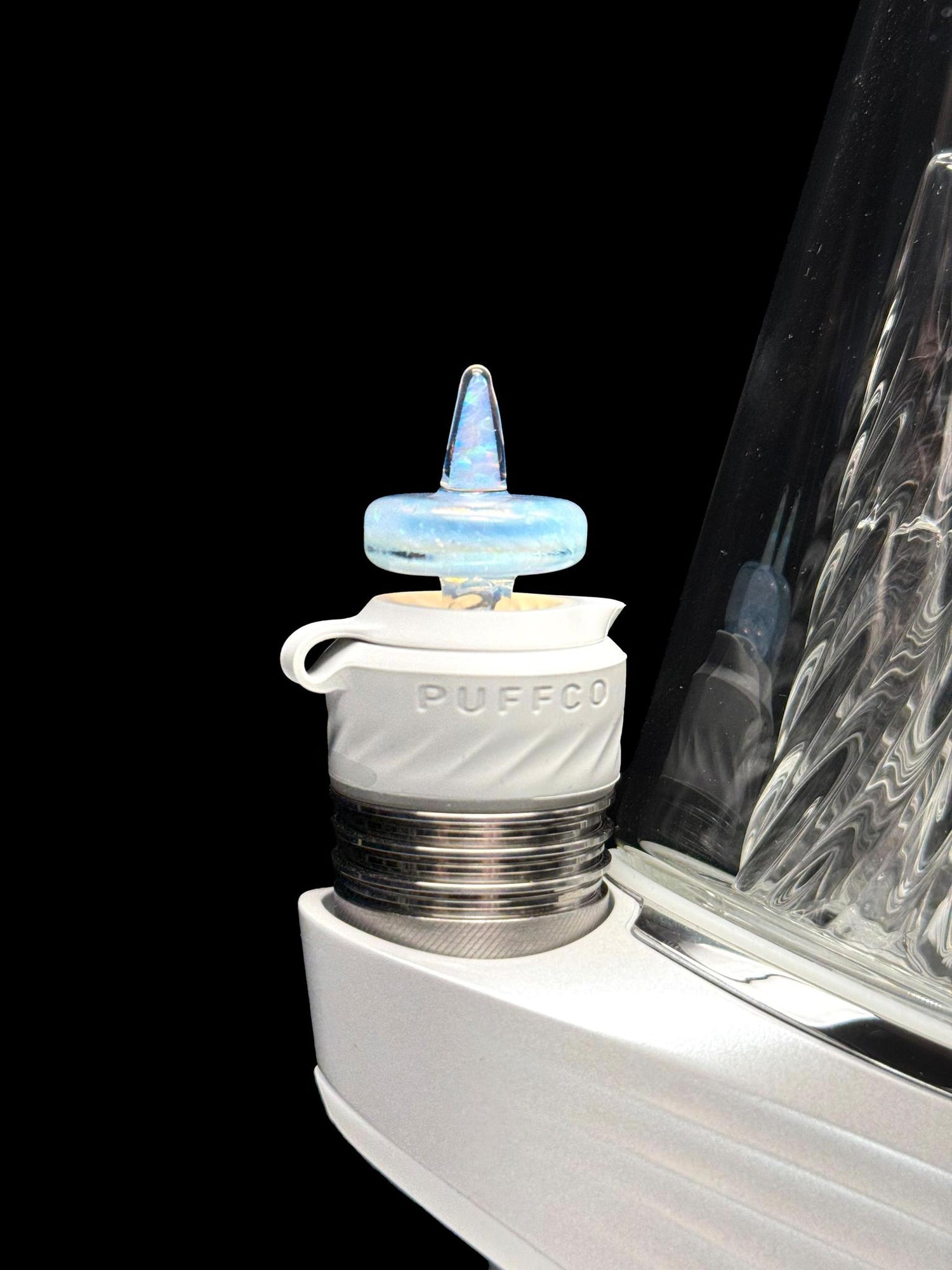 Bhoro Glass 10mm Opal Spike Joystick