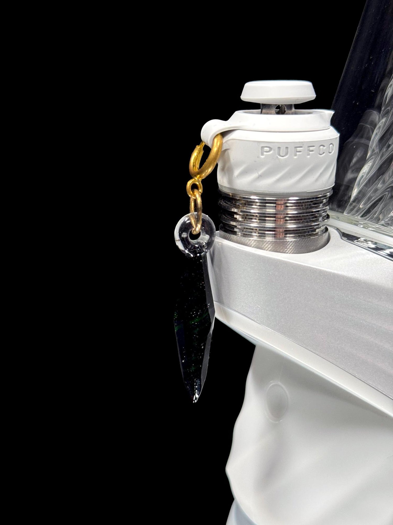 Indo Glass Faceted Peak Charm