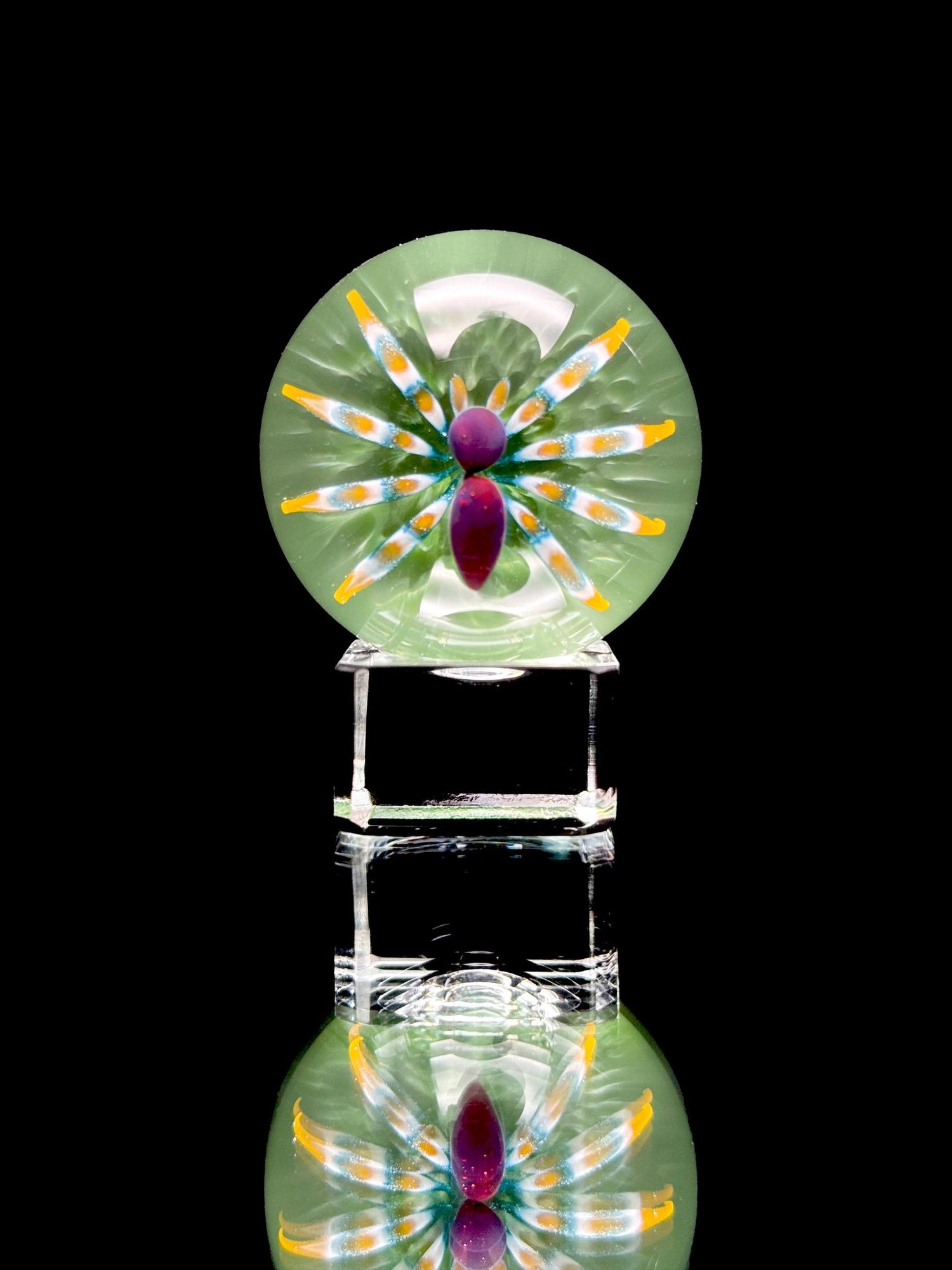 Florin Glass Lg Spider Marble