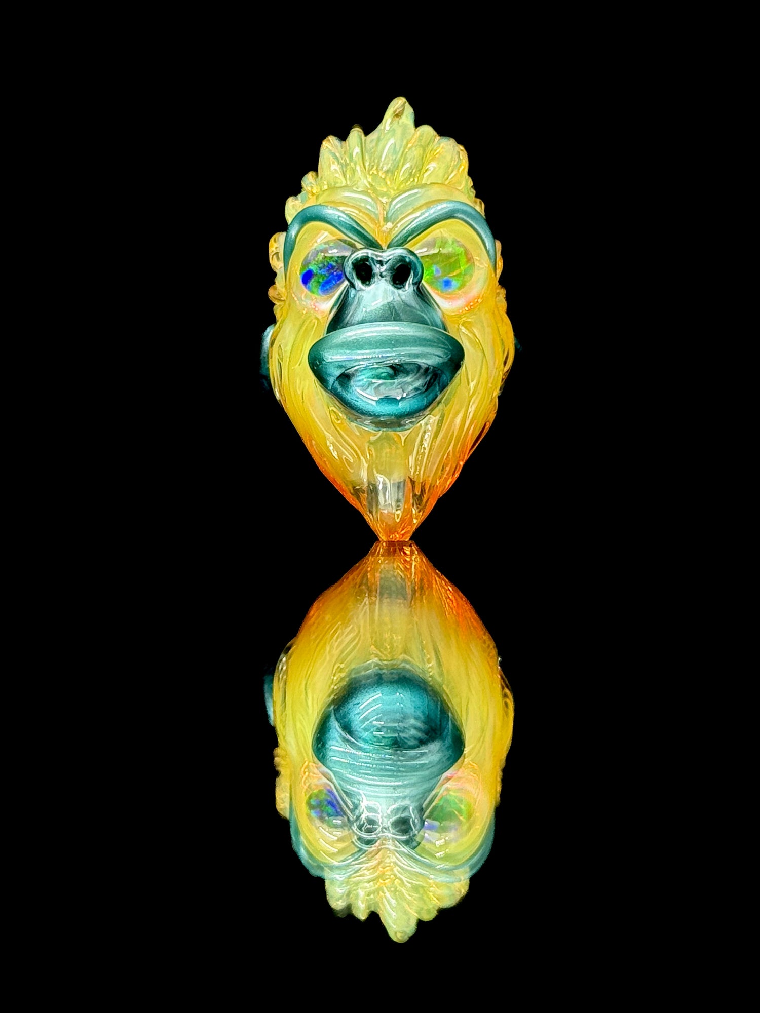 Firefly Glass Mini Textured Gorilla Pendant