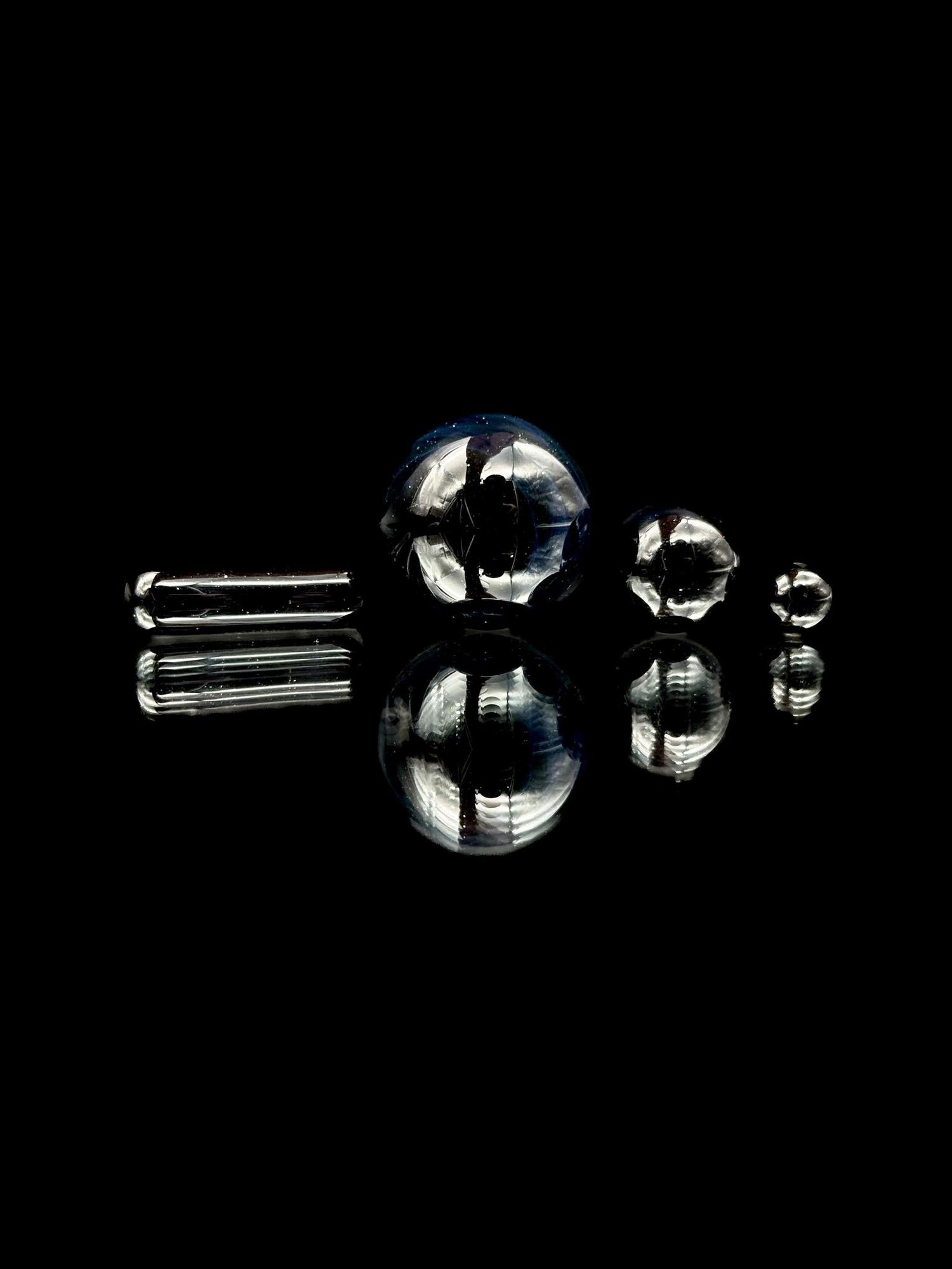 Indo Glass Black Magic Slurper Set