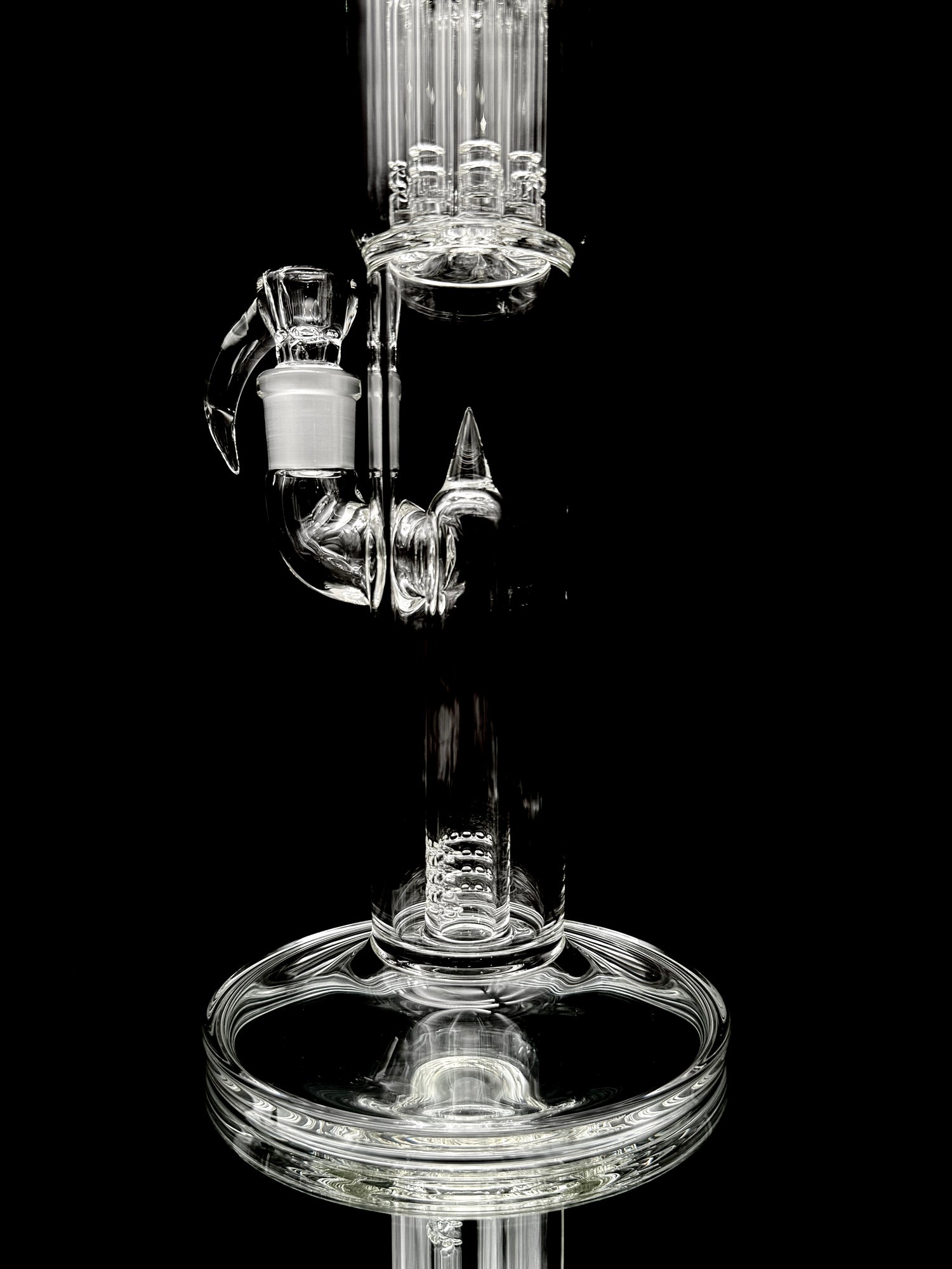 Sovereignty Glass Fixed Stem 180 Slitted to 8 Tree Slitted 44mm Neck