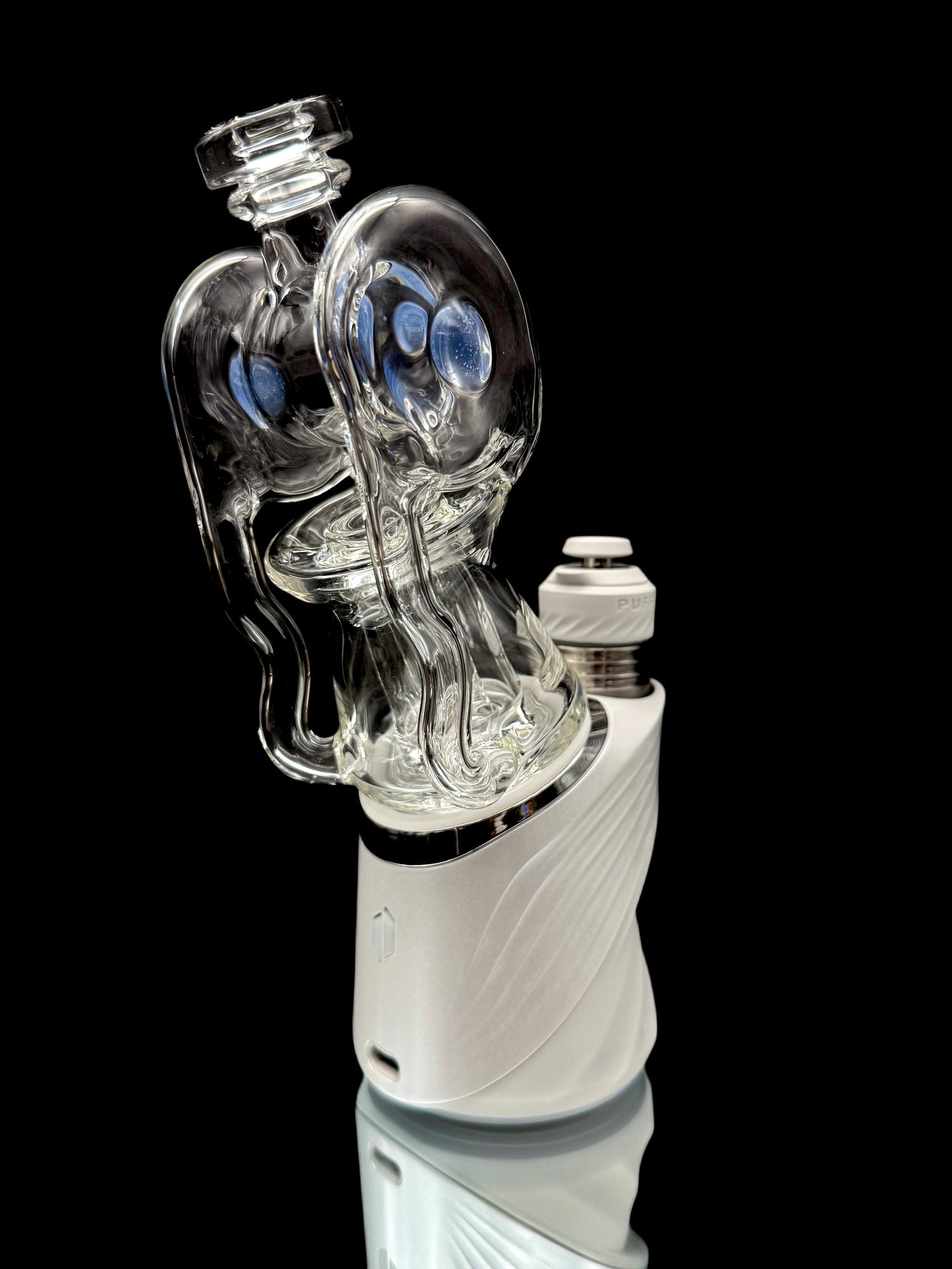 Ery Glass Double Disk Recycler Peak Top