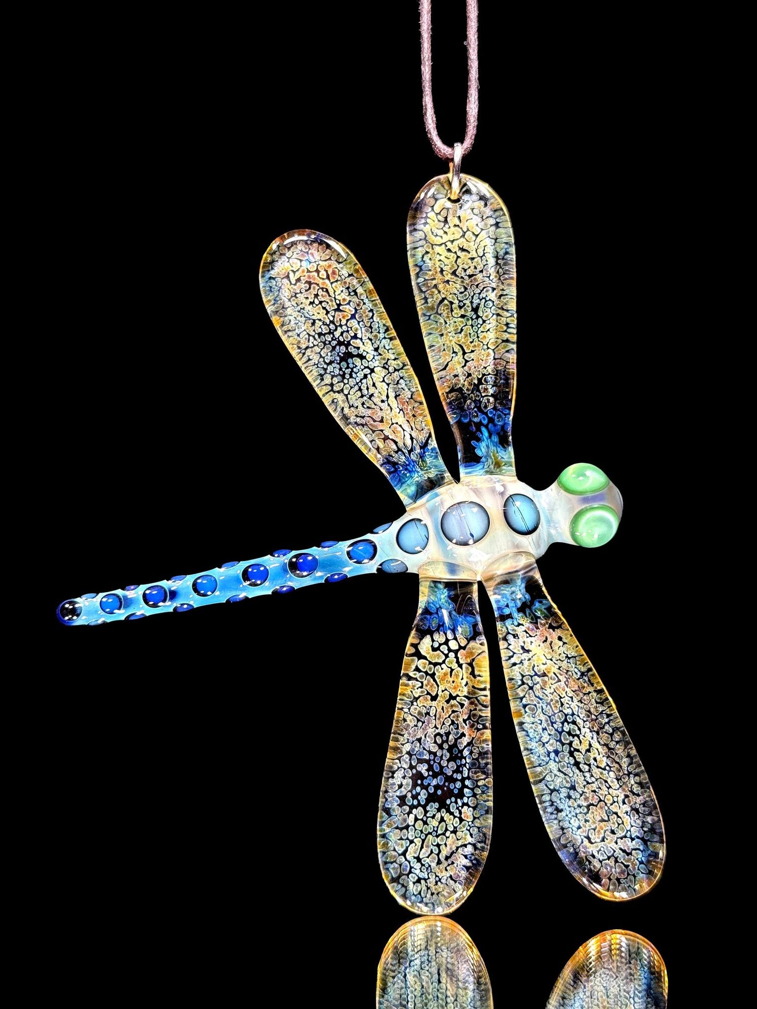 Florin Glass Dragonfly Ornament