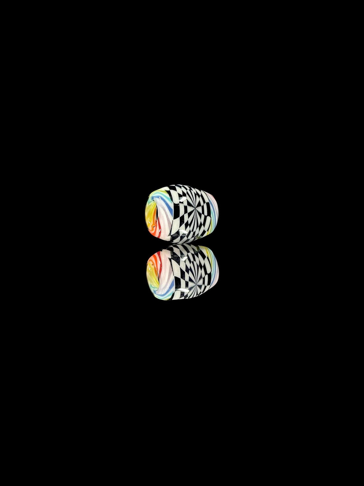 Renz Craft Rainbow Checkered Bead