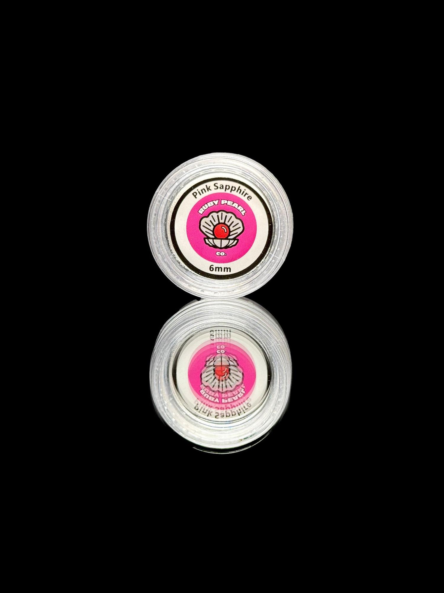 Ruby Pearl Co 6mm Pink Sapphire 2pk