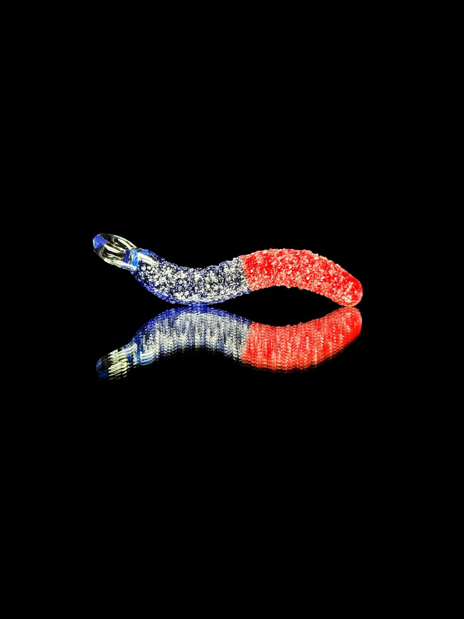 Emperial Glass Gummy Worm Pendant