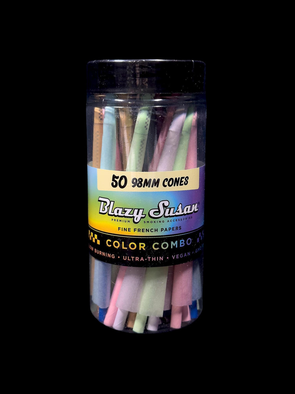 Blazy Susan Cones 98mm Color Combo 50pk