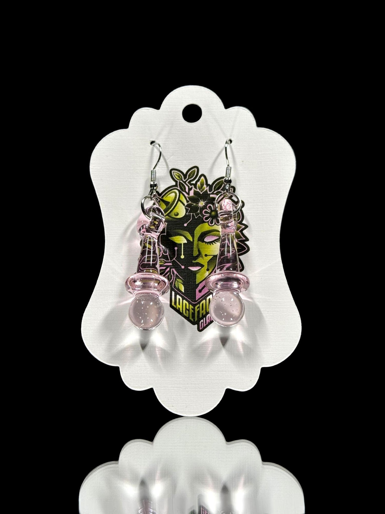 LaceFace Glass Uv Earrings