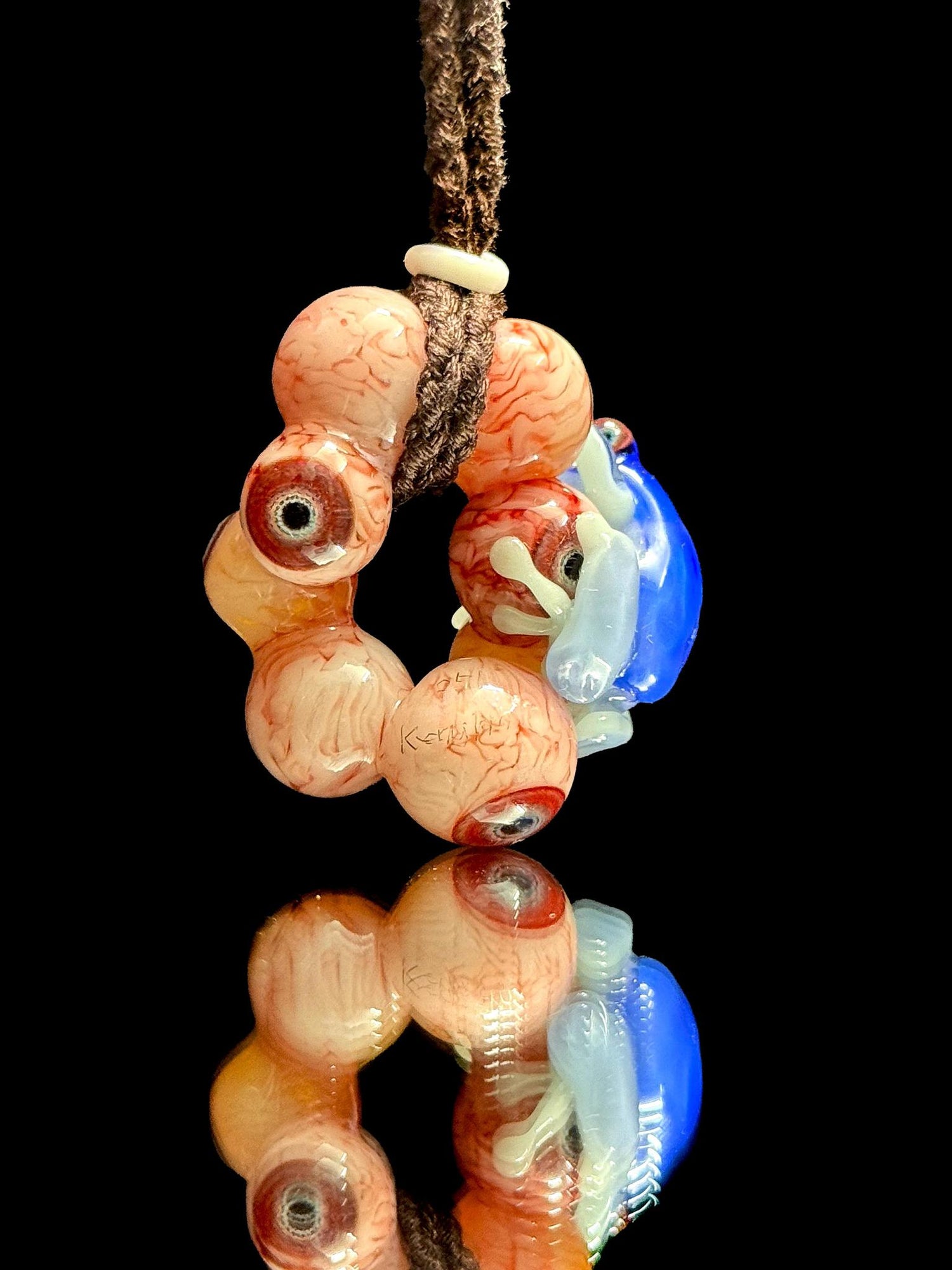 Kengtaro Glass "Eye of an Eye" Pendant