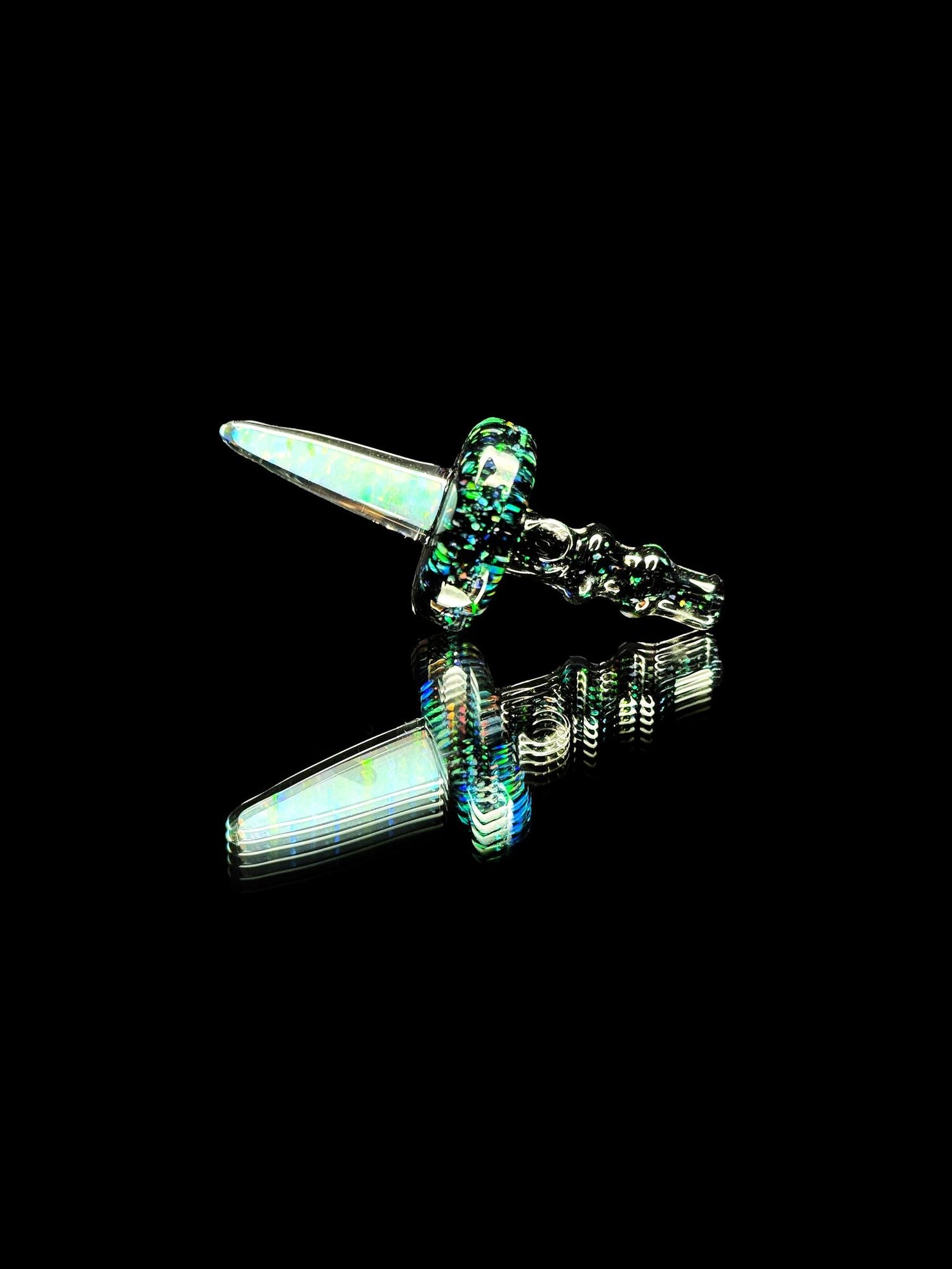 Bhoro Glass 20mm Opal Spike Joystick
